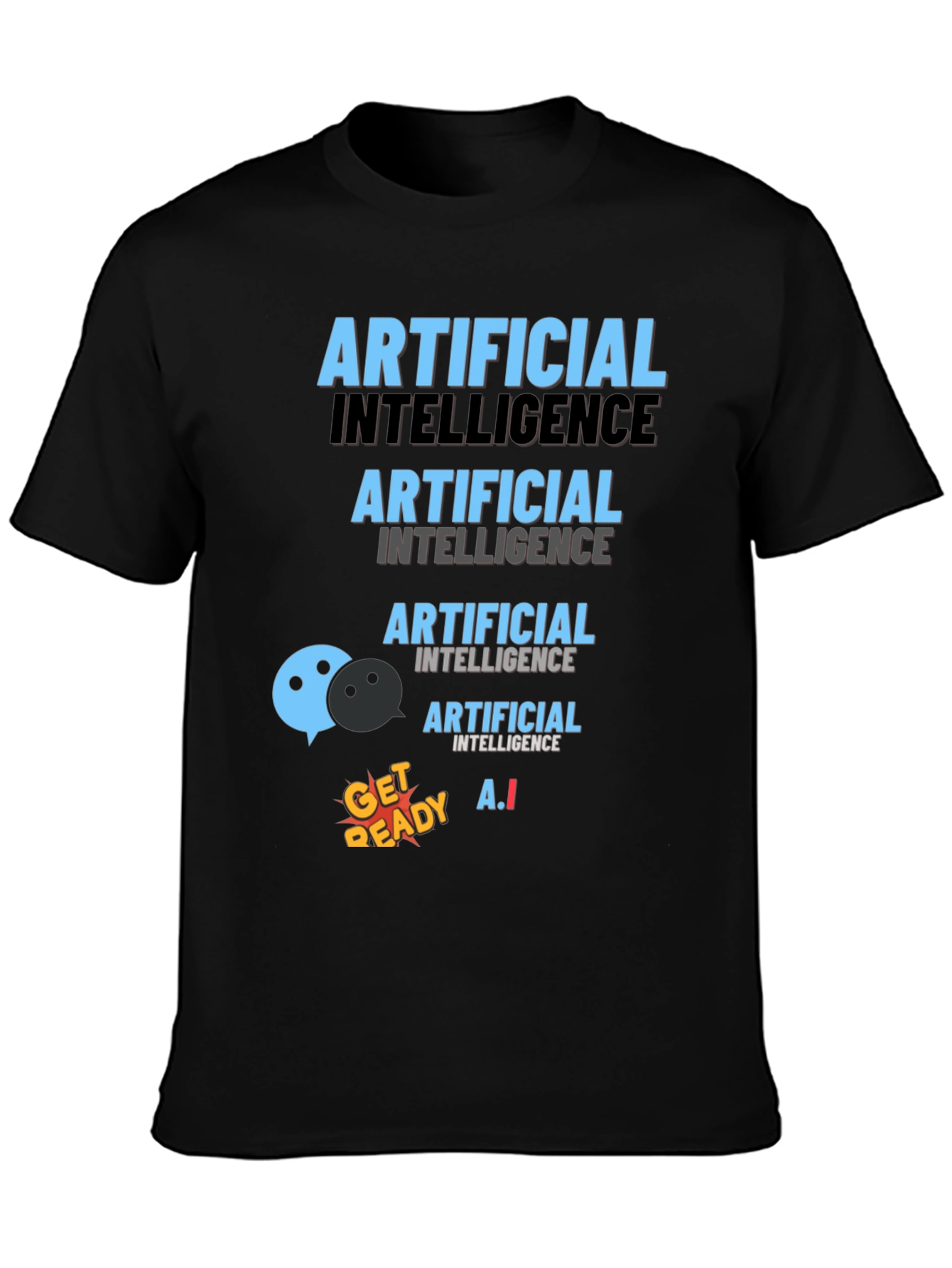 Artificial Intelligence T-Shirt Novelty AI Tee