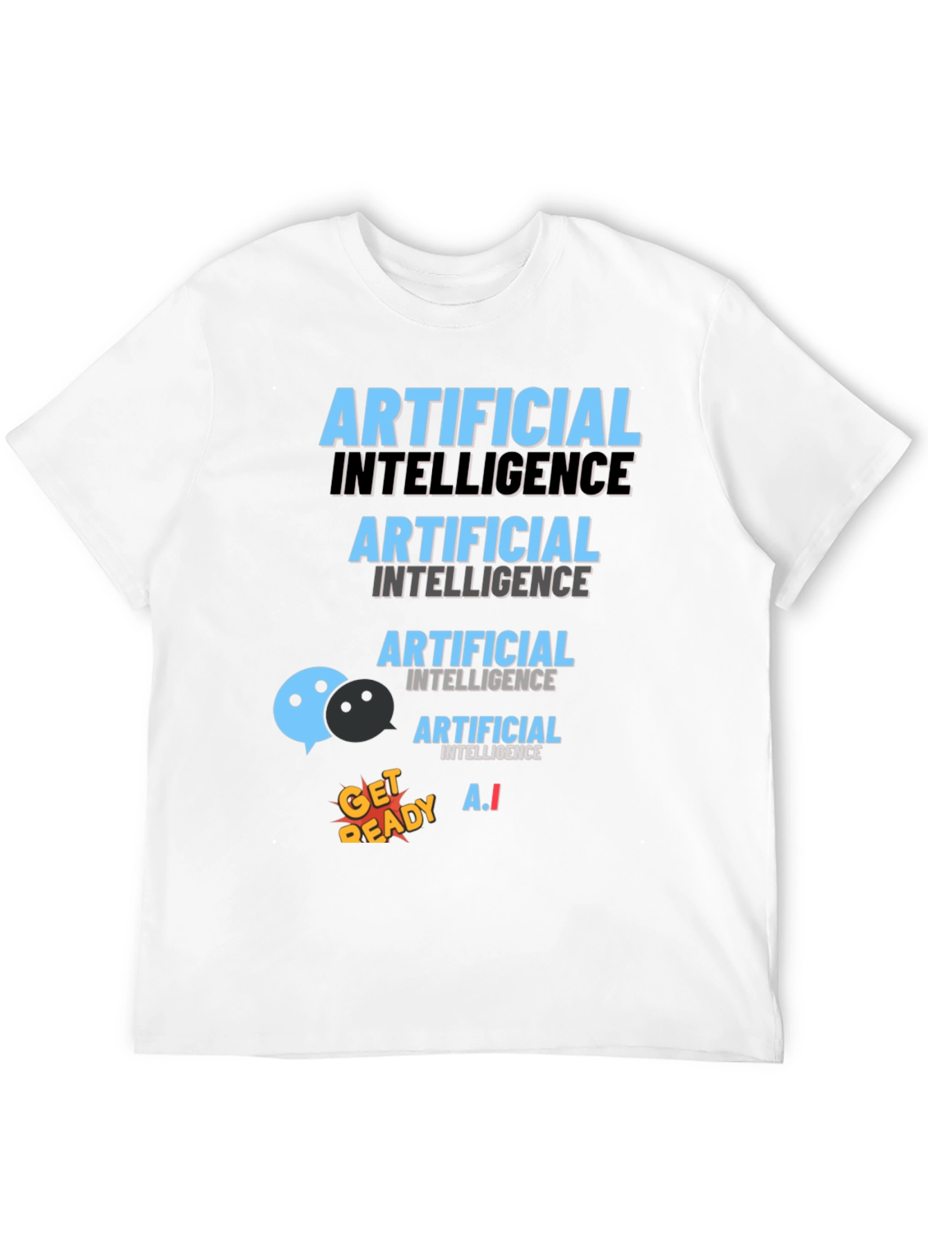 Artificial Intelligence T-Shirt Novelty AI Tee