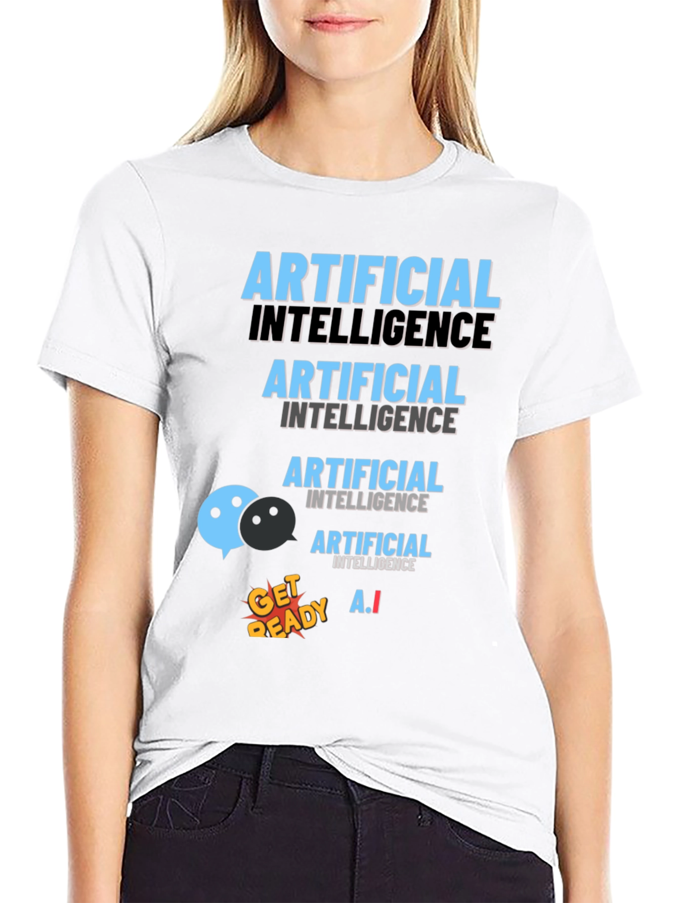 Artificial Intelligence T-Shirt Novelty AI Tee