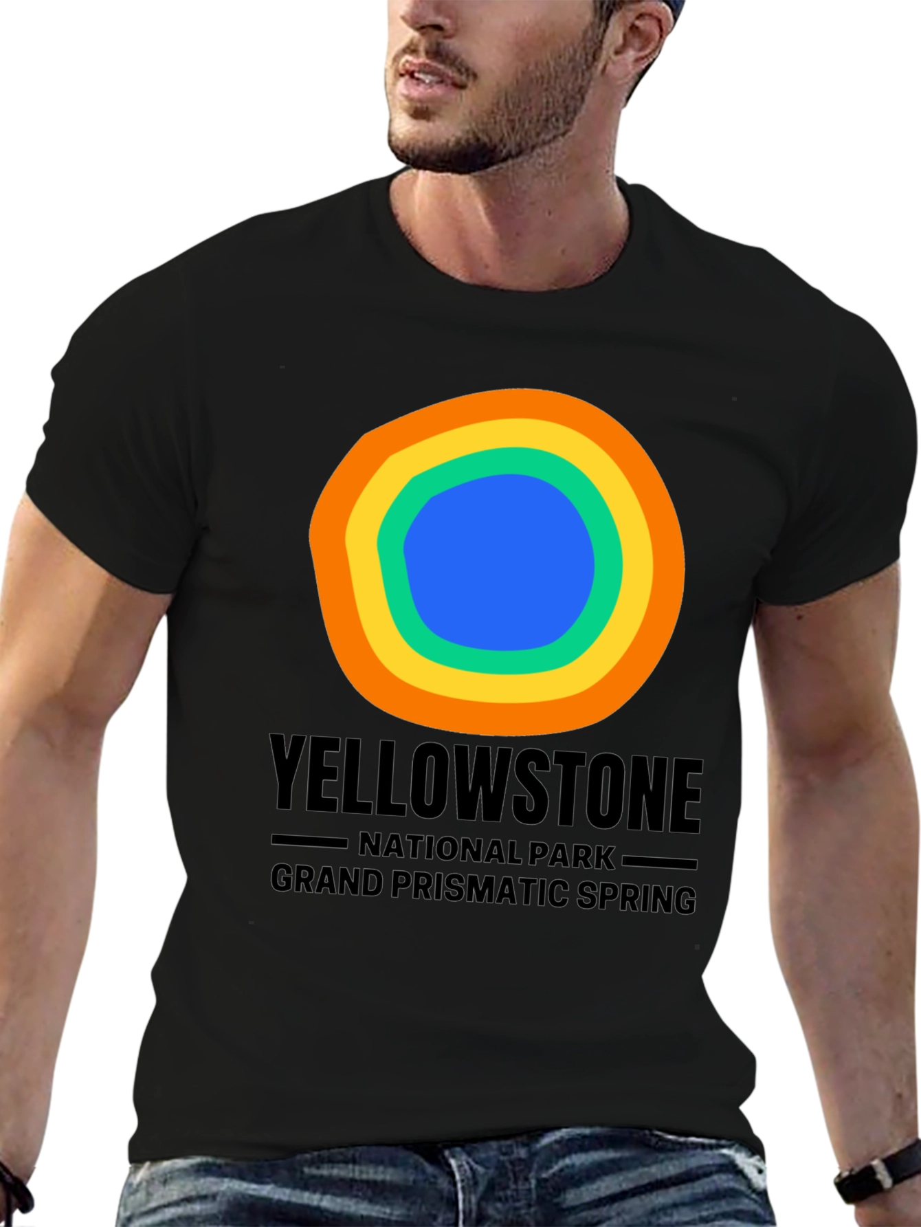 Yellowstone Grand Prismatic Spring Graphic Tee