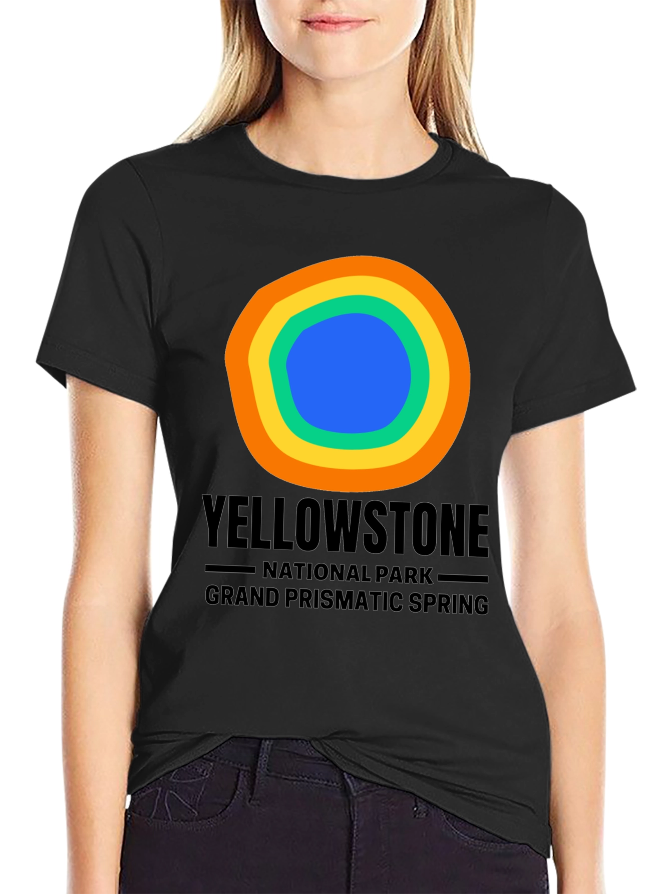 Yellowstone Grand Prismatic Spring Graphic Tee