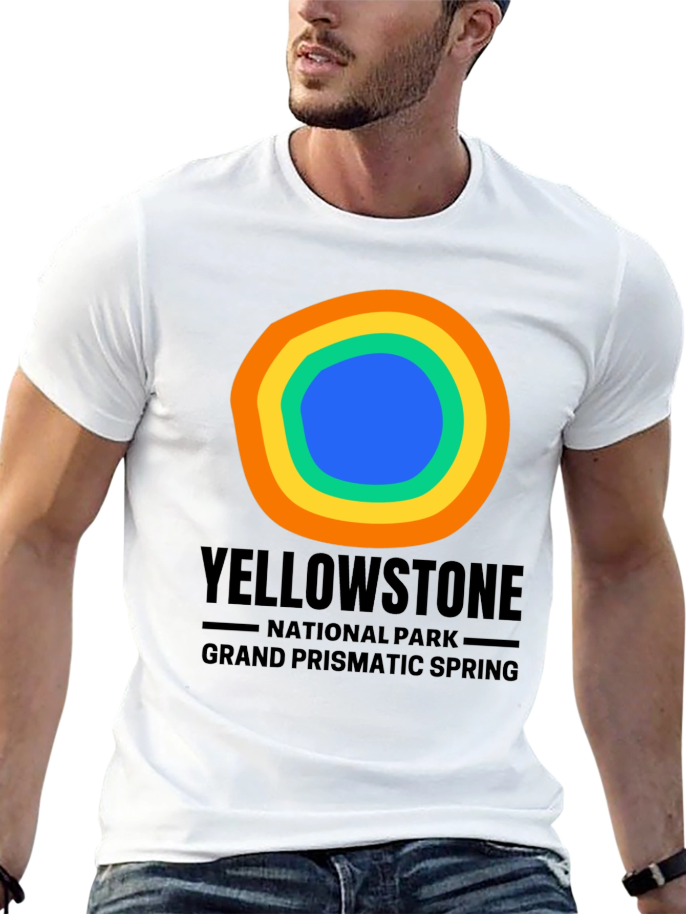 Yellowstone Grand Prismatic Spring Graphic Tee