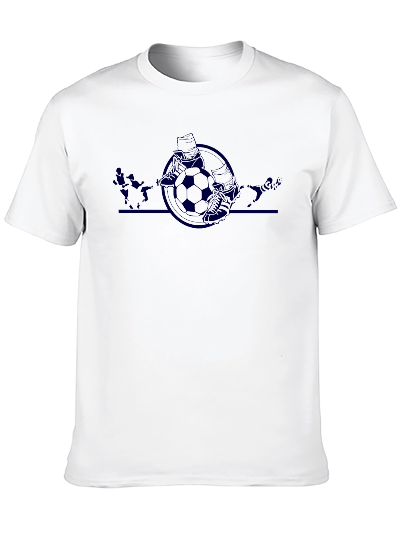 Soccer Graphic Black T-Shirt