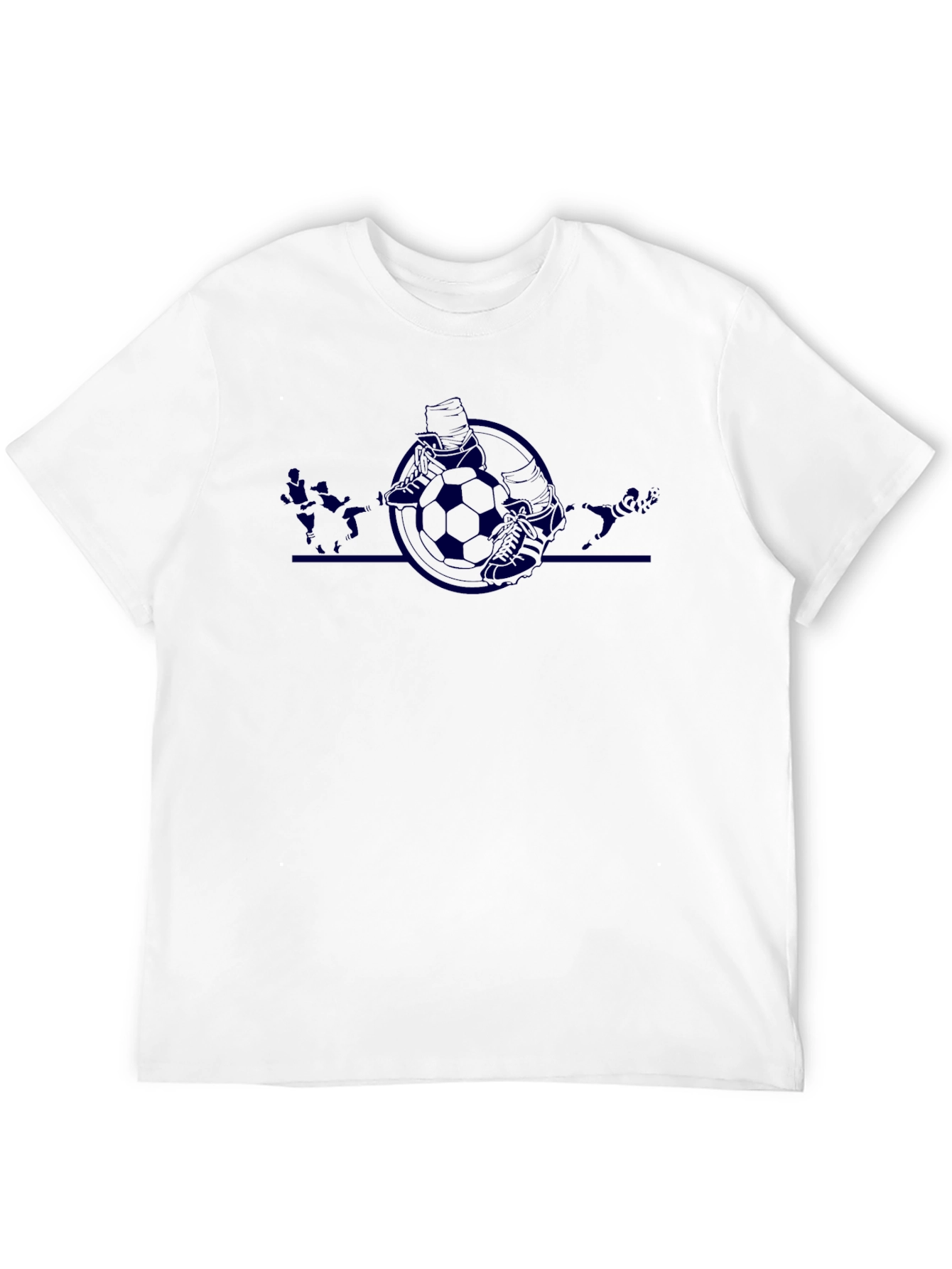 Soccer Graphic Black T-Shirt