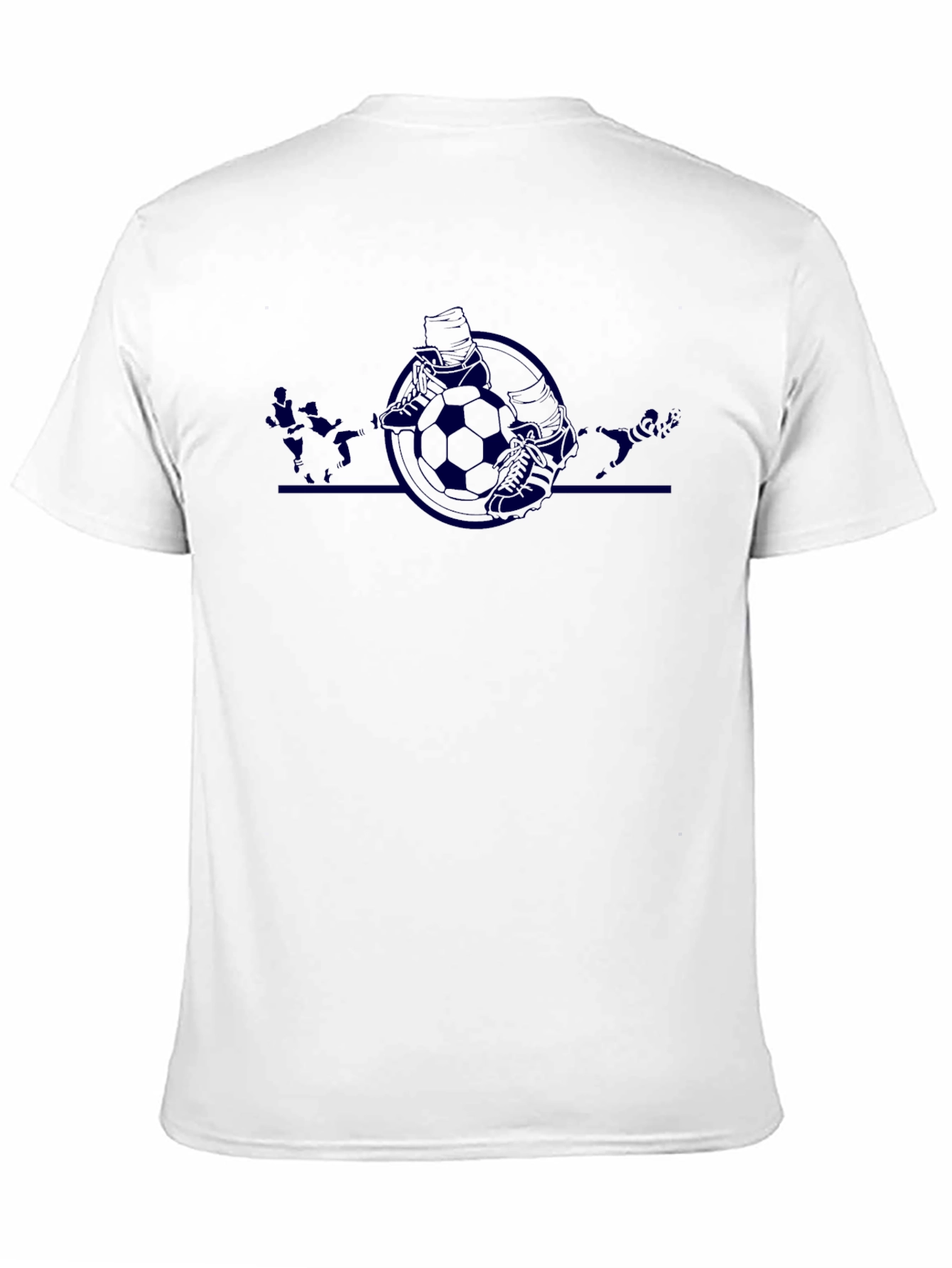 Soccer Graphic Black T-Shirt