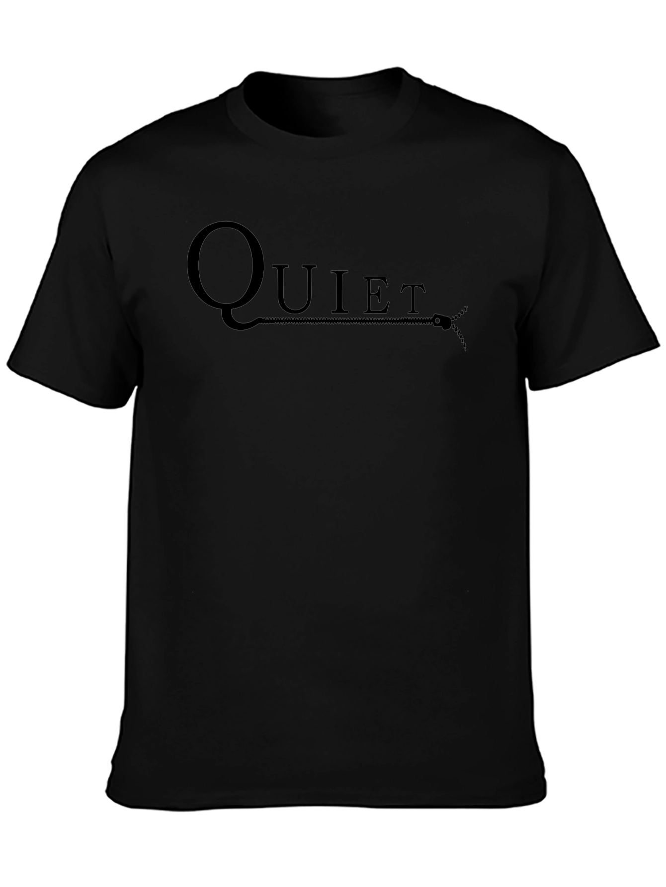 Quiet Zipper Graphic Tee - Comfort Fit