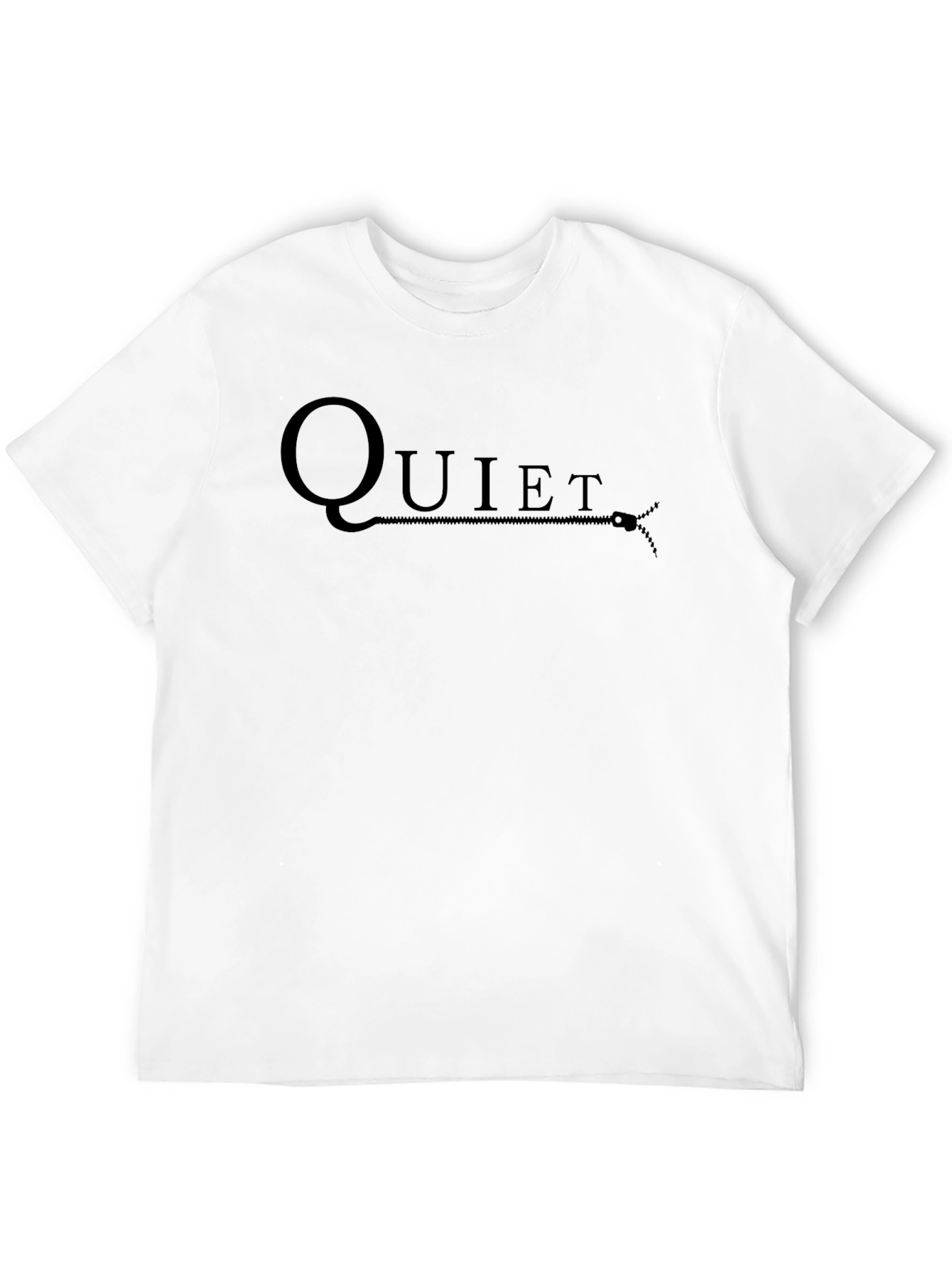 Quiet Zipper Graphic Tee - Comfort Fit