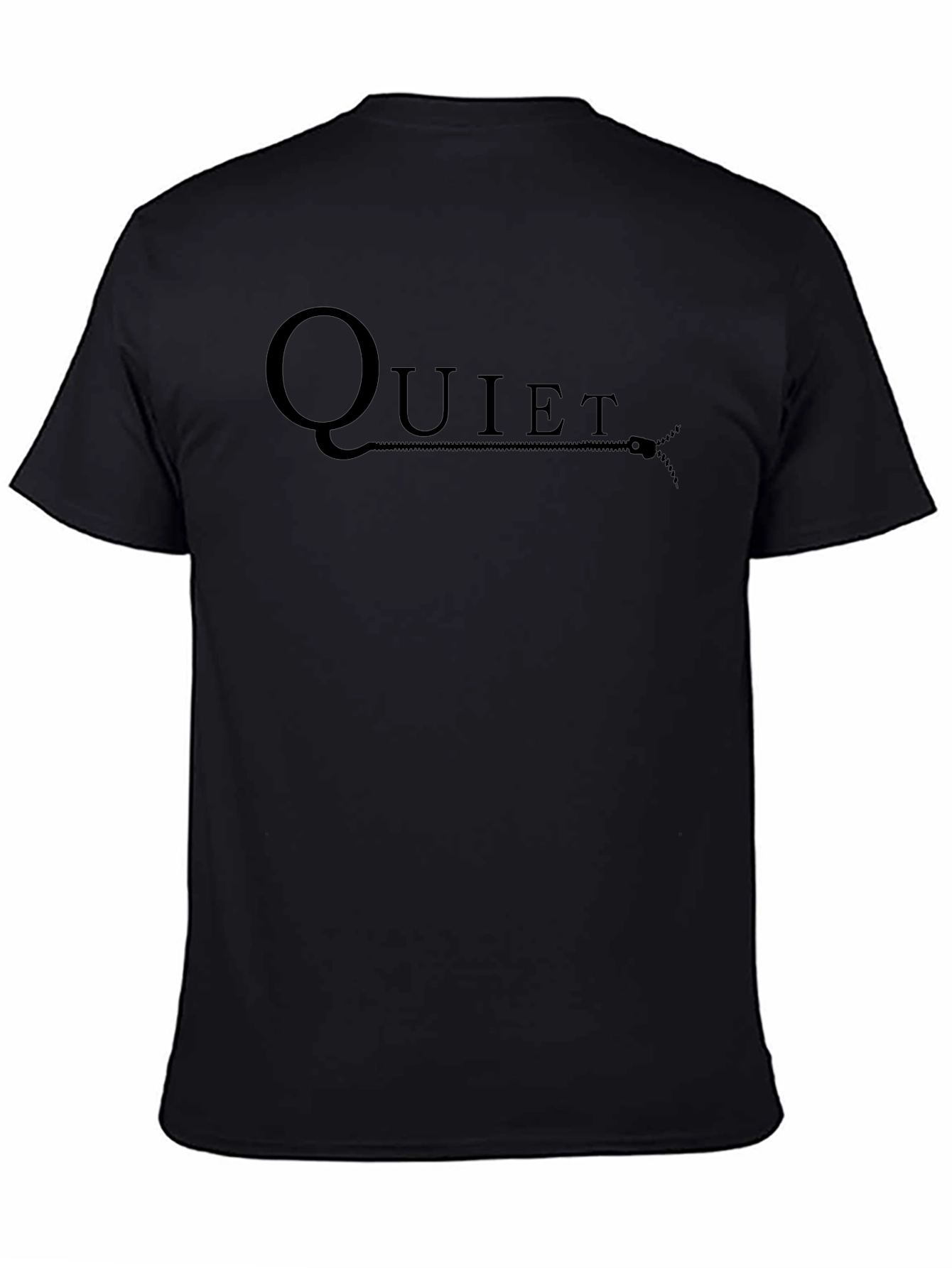 Quiet Zipper Graphic Tee - Comfort Fit