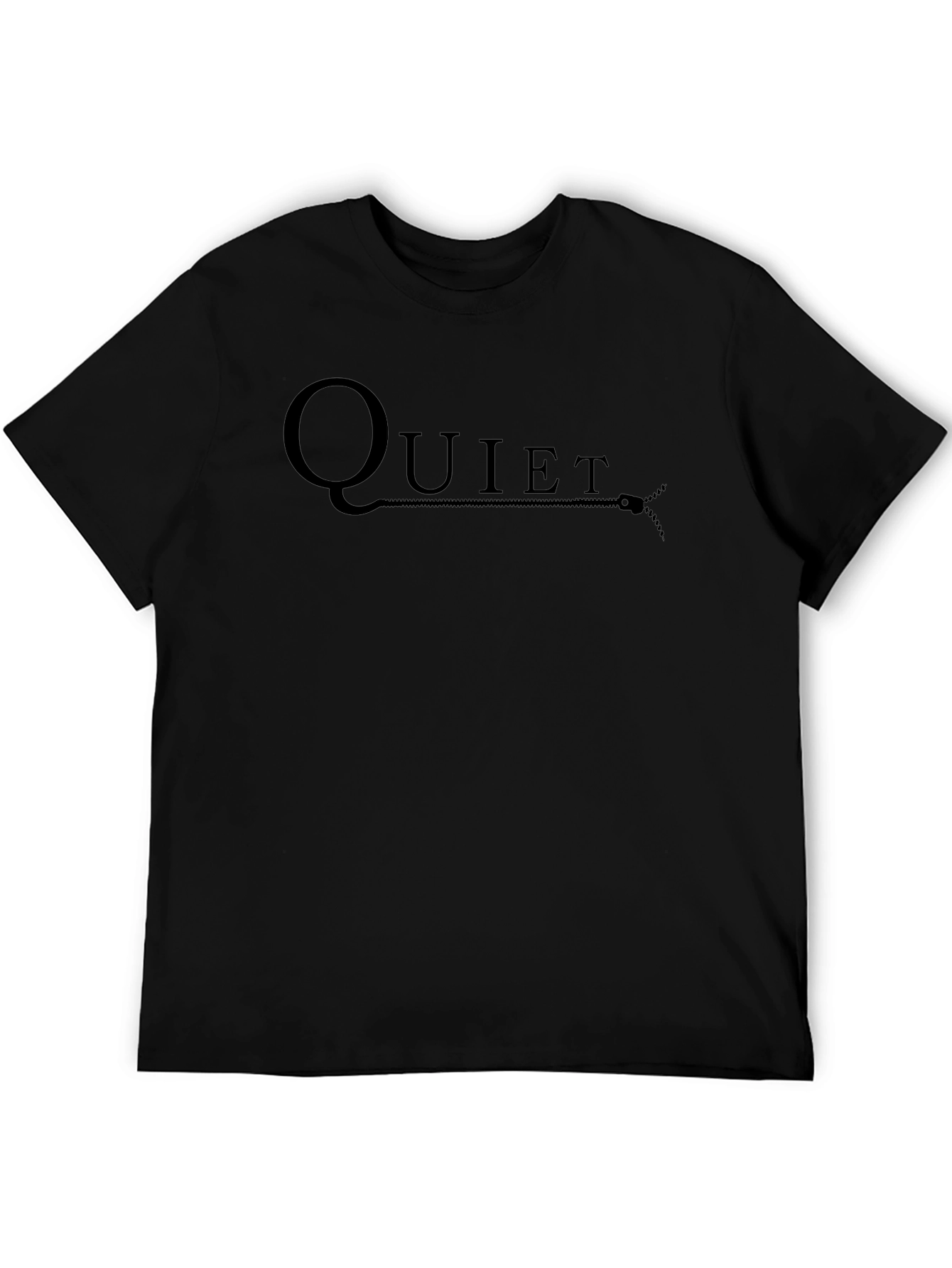 Quiet Zipper Graphic Tee - Comfort Fit
