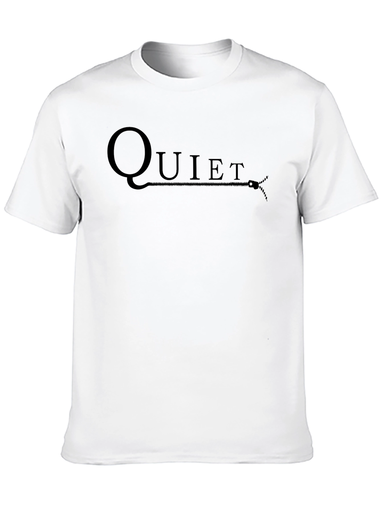 Quiet Zipper Graphic Tee - Comfort Fit