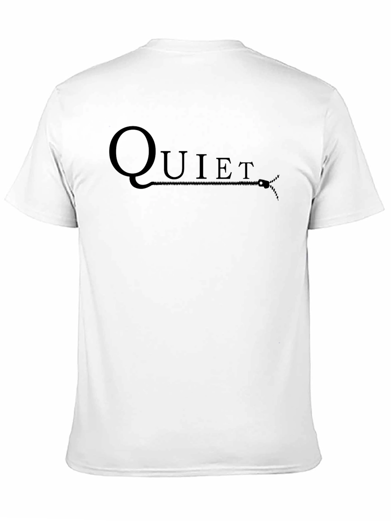 Quiet Zipper Graphic Tee - Comfort Fit