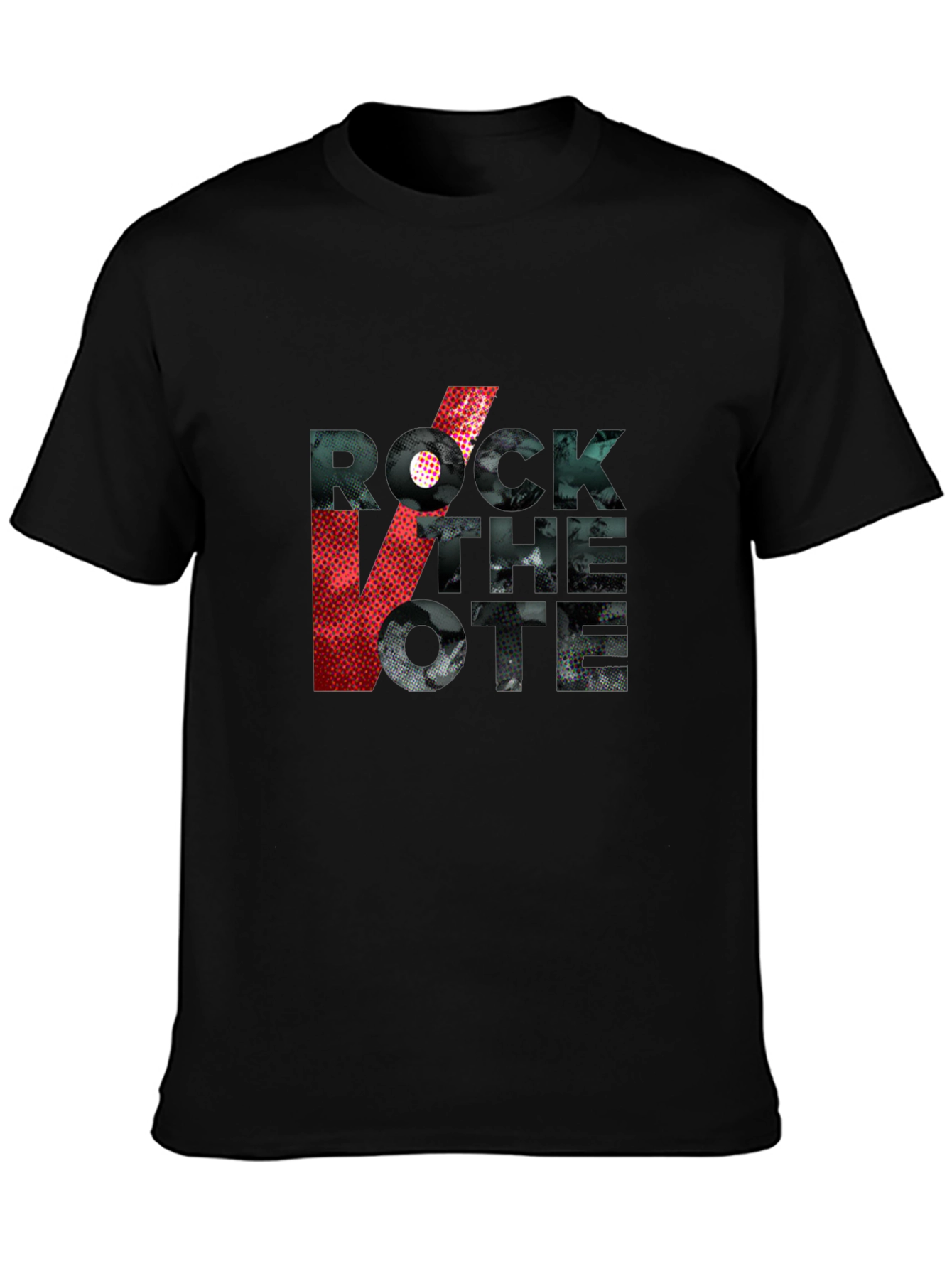 Rock the Vote Graphic Tee - Black