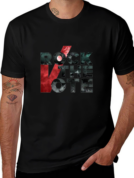 Rock the Vote Graphic Tee - Black