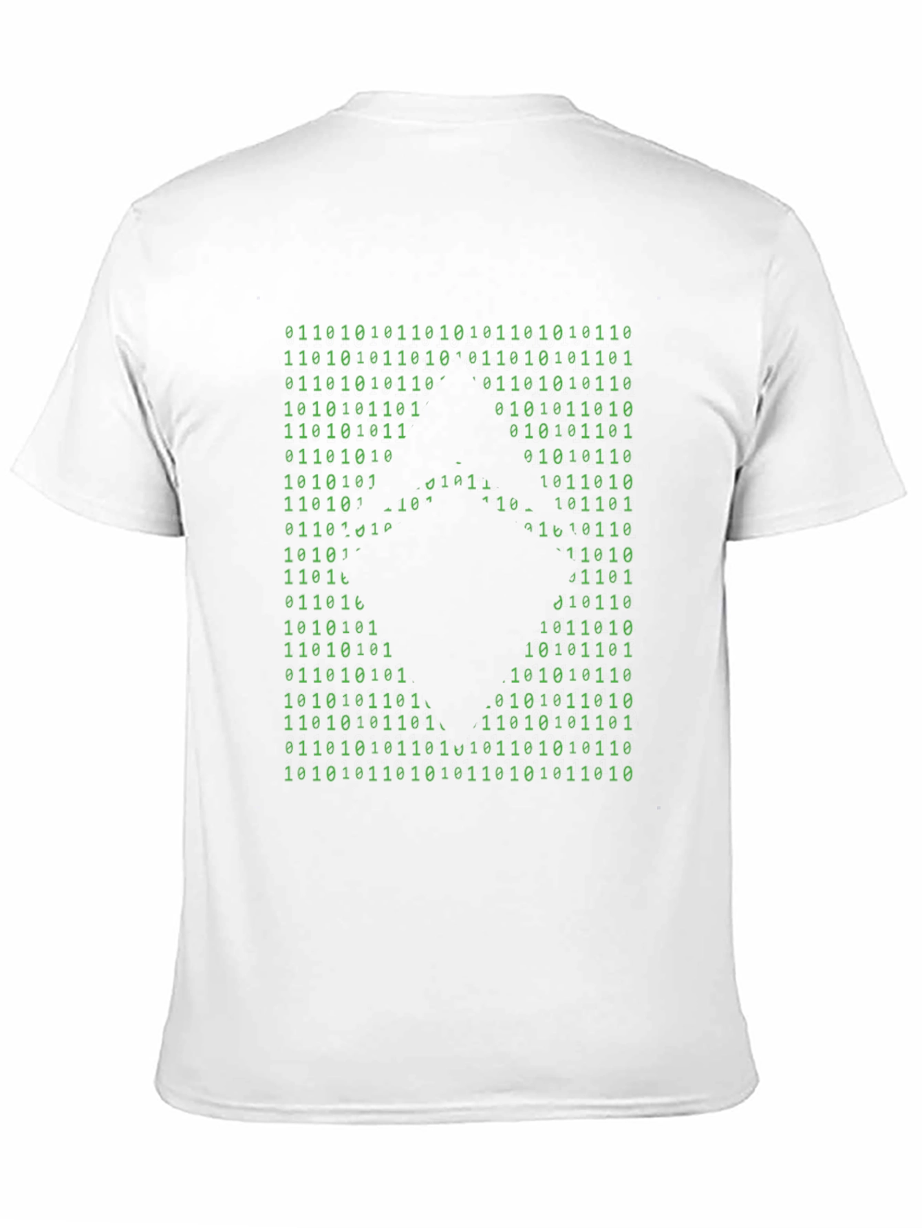 Binary Code Gamer T-Shirt - Black Cotton Tee