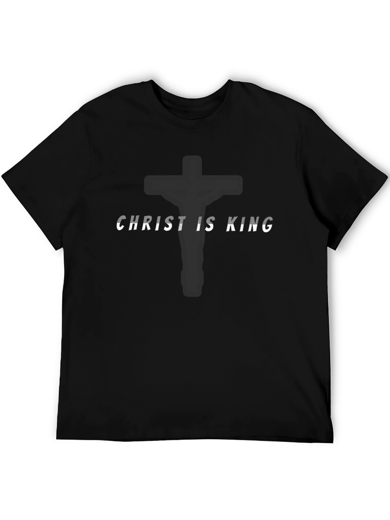 Christ is King Black T-Shirt
