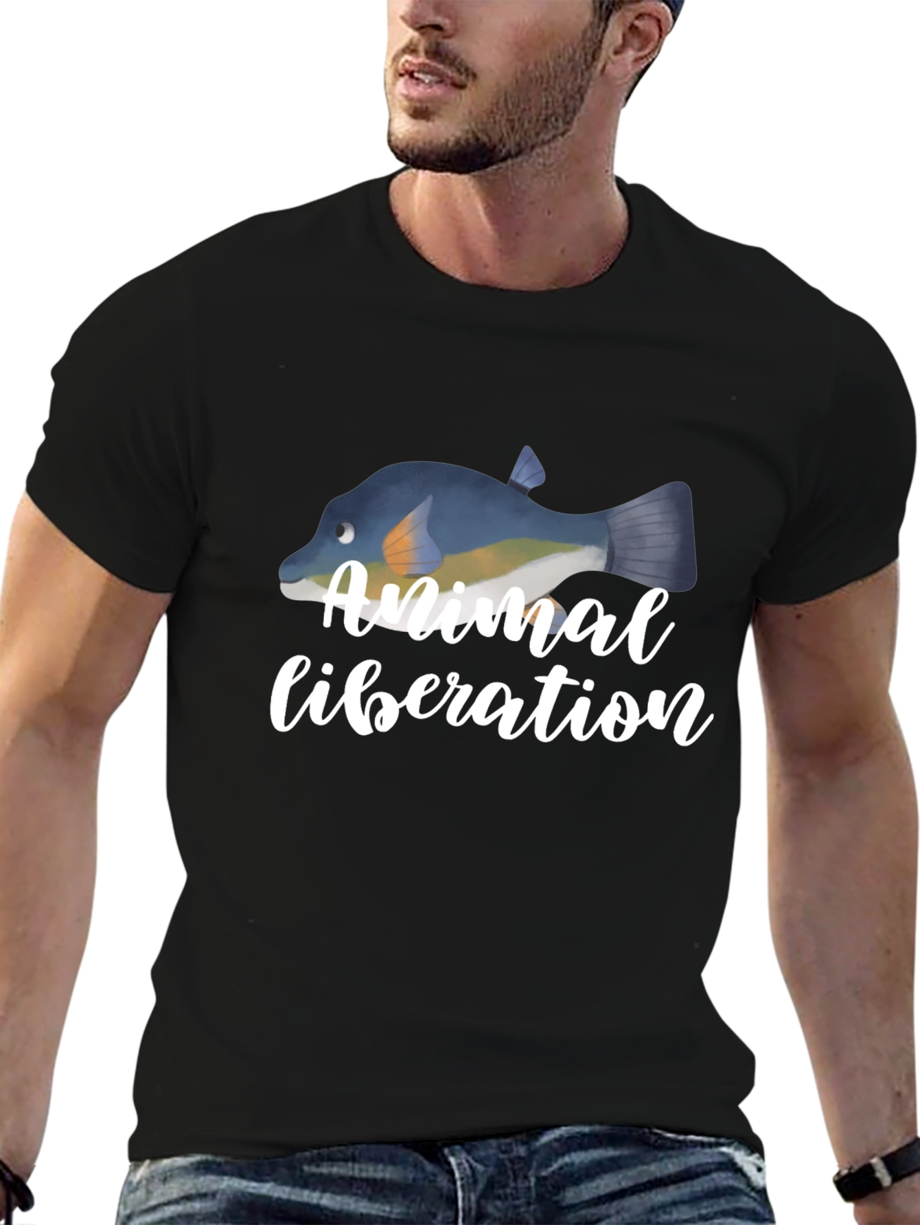 Animal Liberation Fish T-Shirt