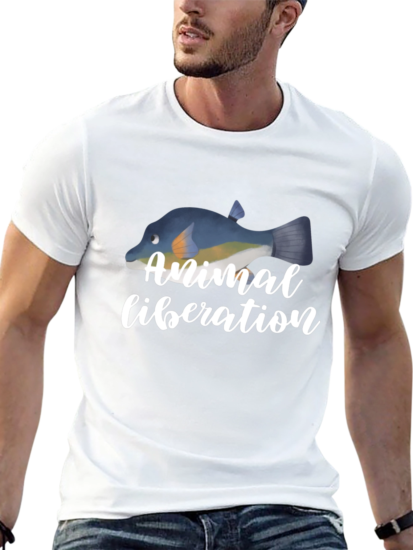 Animal Liberation Fish T-Shirt