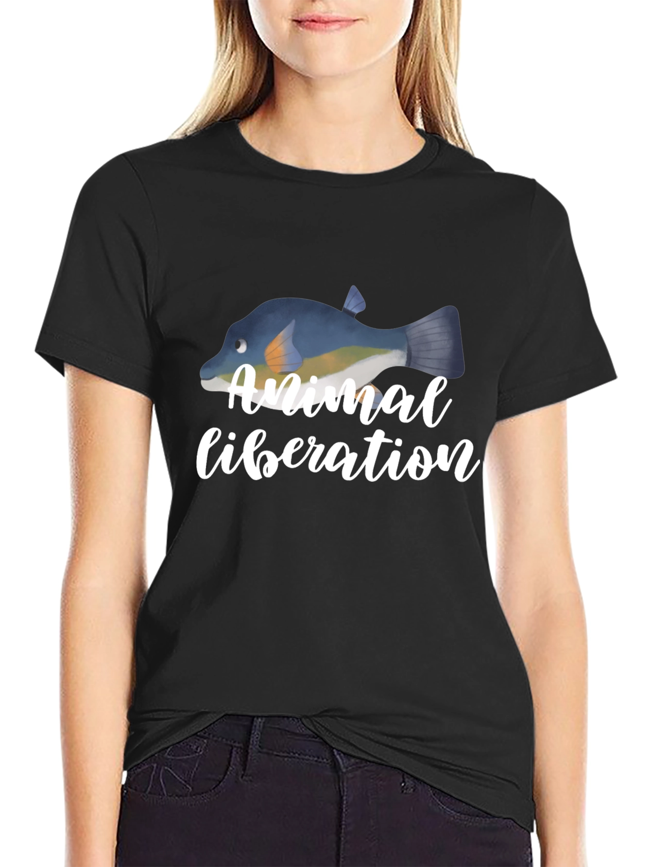 Animal Liberation Fish T-Shirt
