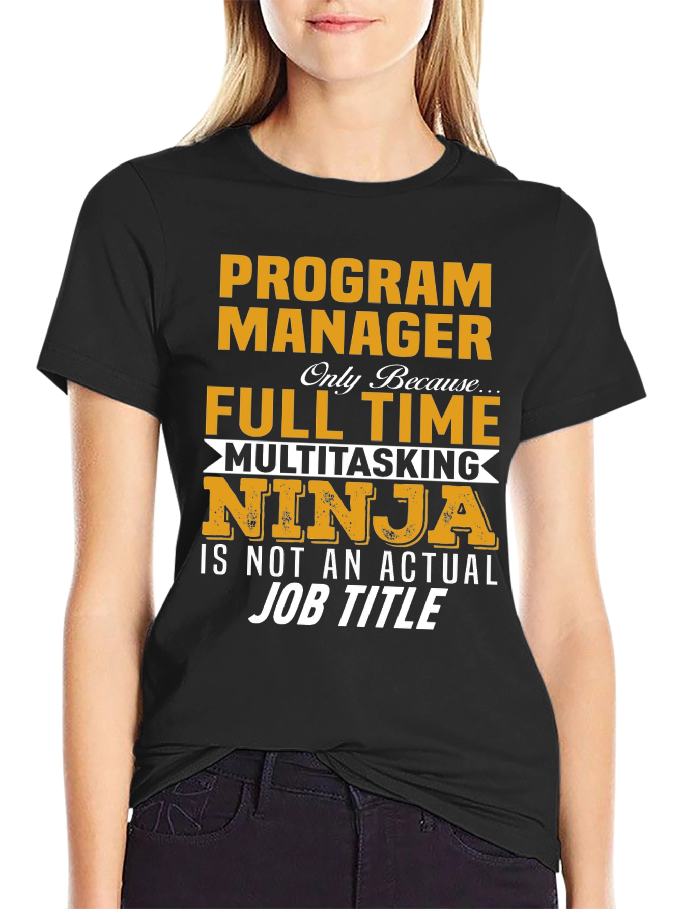 Program Manager Multitasking Ninja T-Shirt
