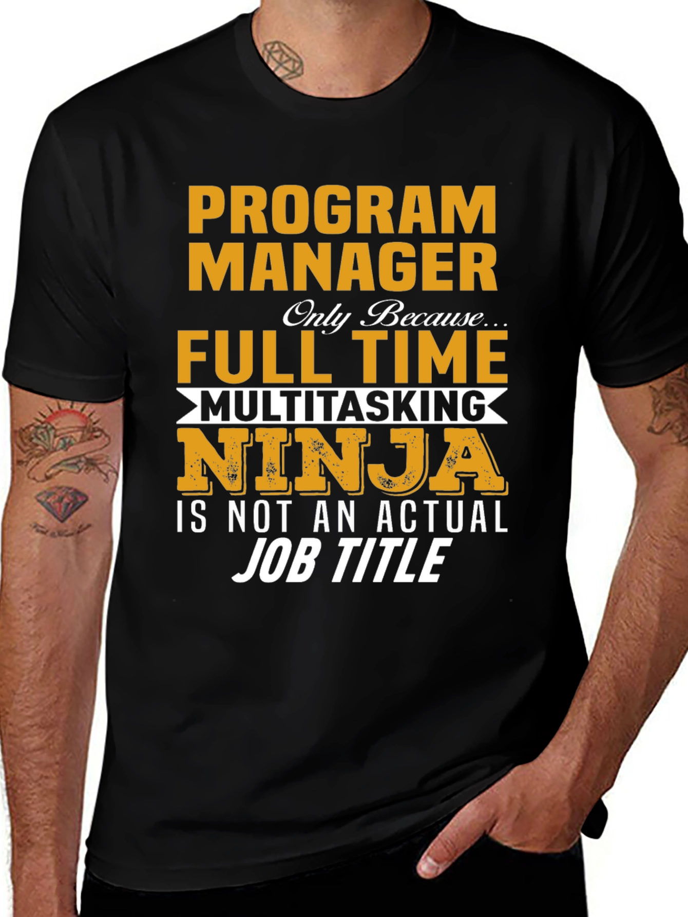 Program Manager Multitasking Ninja T-Shirt