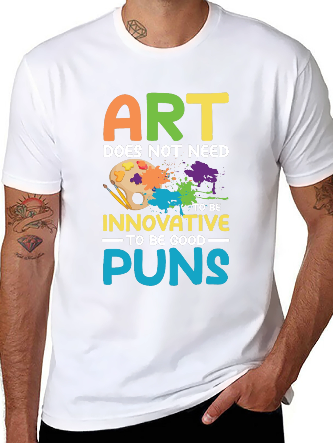 Art Puns T-Shirt - Funny Artistic Humor Tee