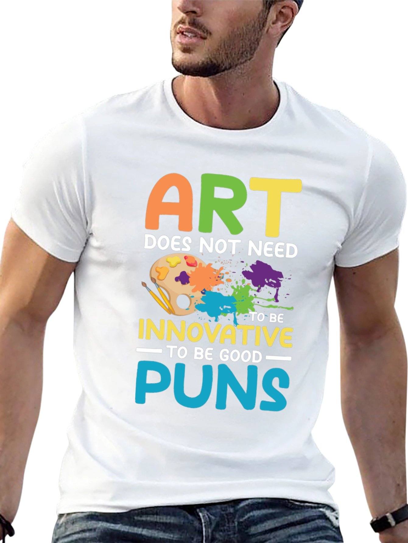Art Puns T-Shirt - Funny Artistic Humor Tee