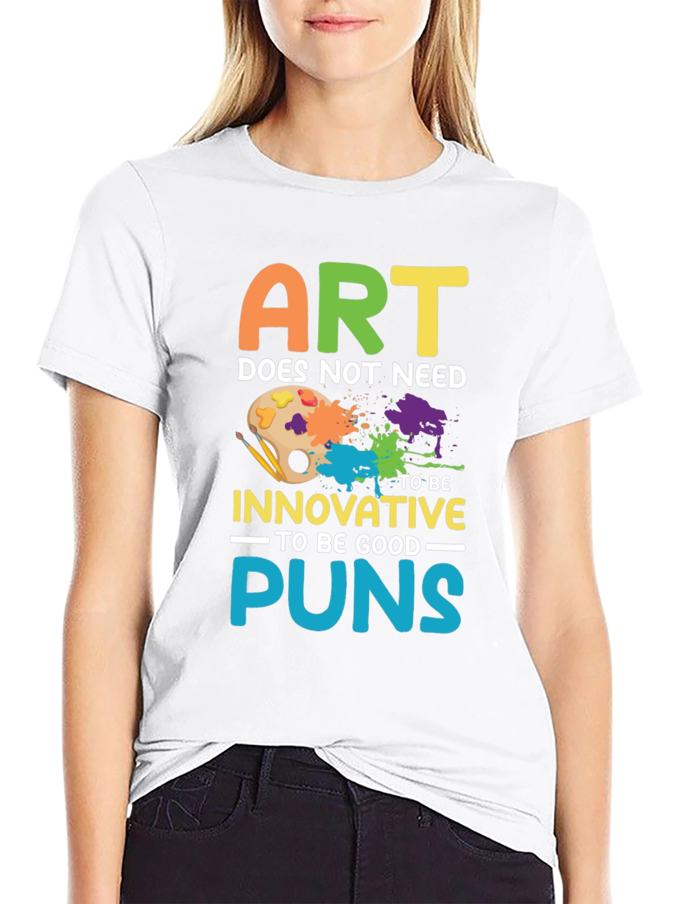 Art Puns T-Shirt - Funny Artistic Humor Tee