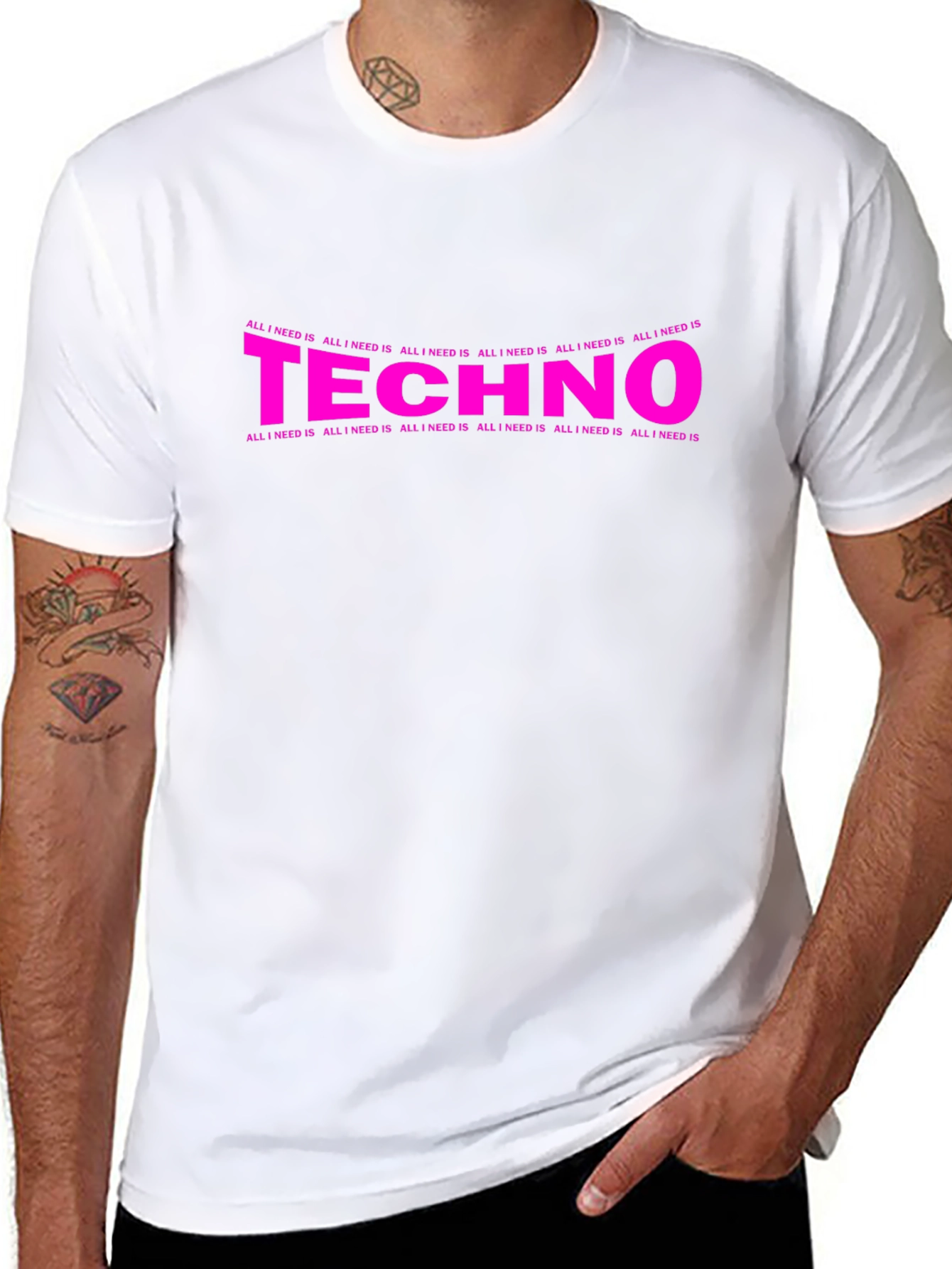 Techno Music T-Shirt - All I Need Is