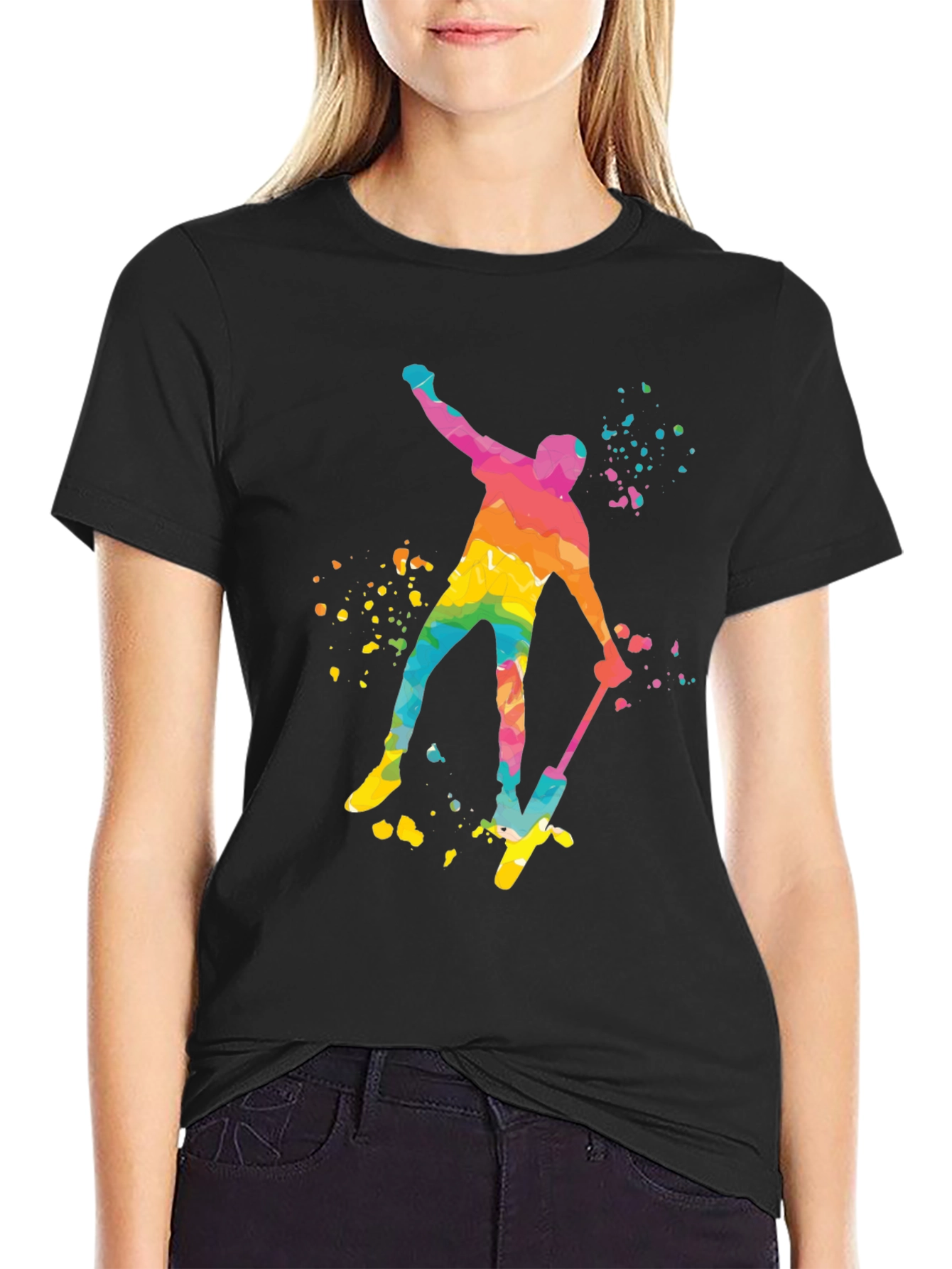 Watercolor Pogo Stick T-Shirt