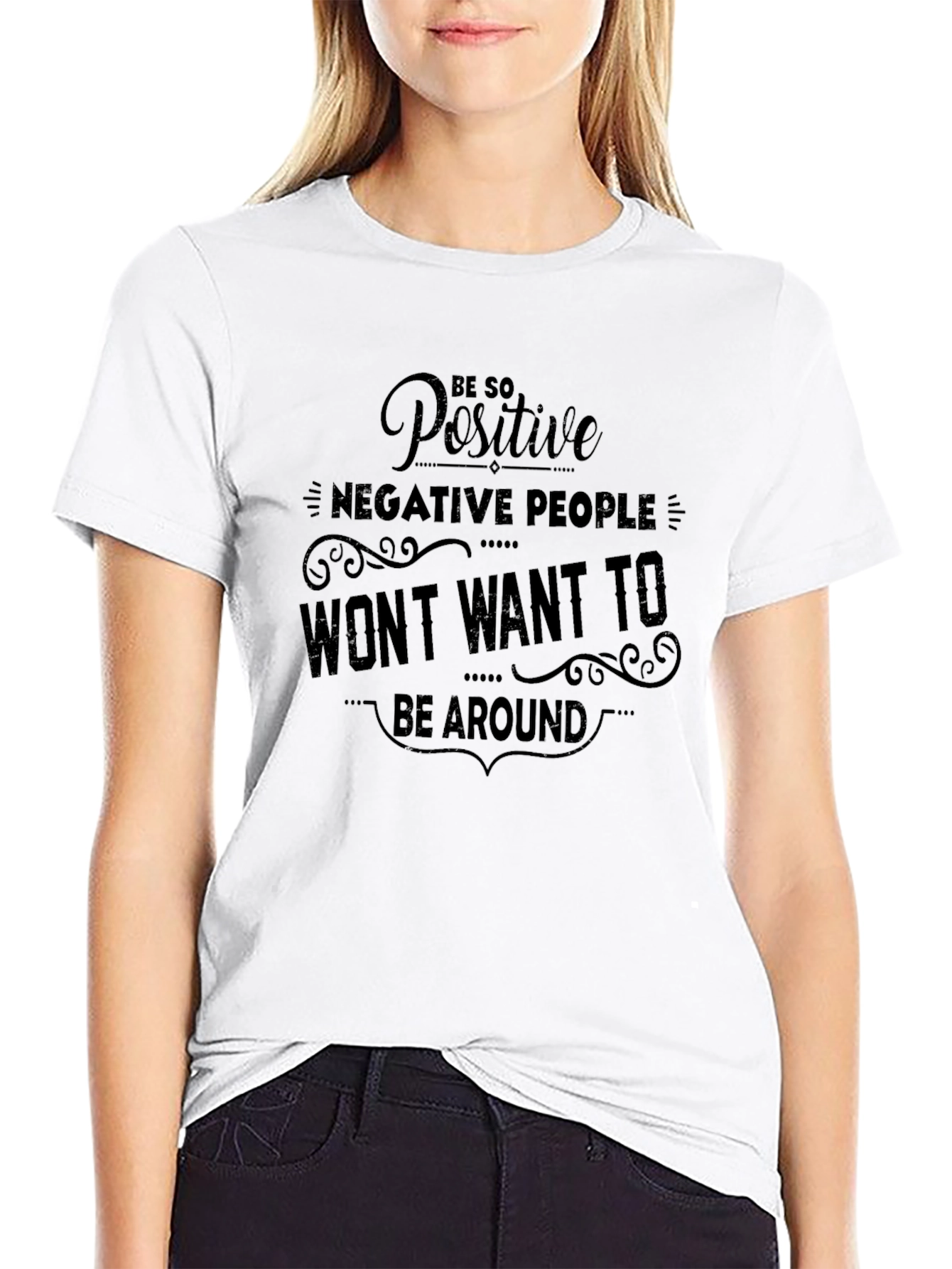 Positive Vibes T-Shirt - Motivational Graphic Tee