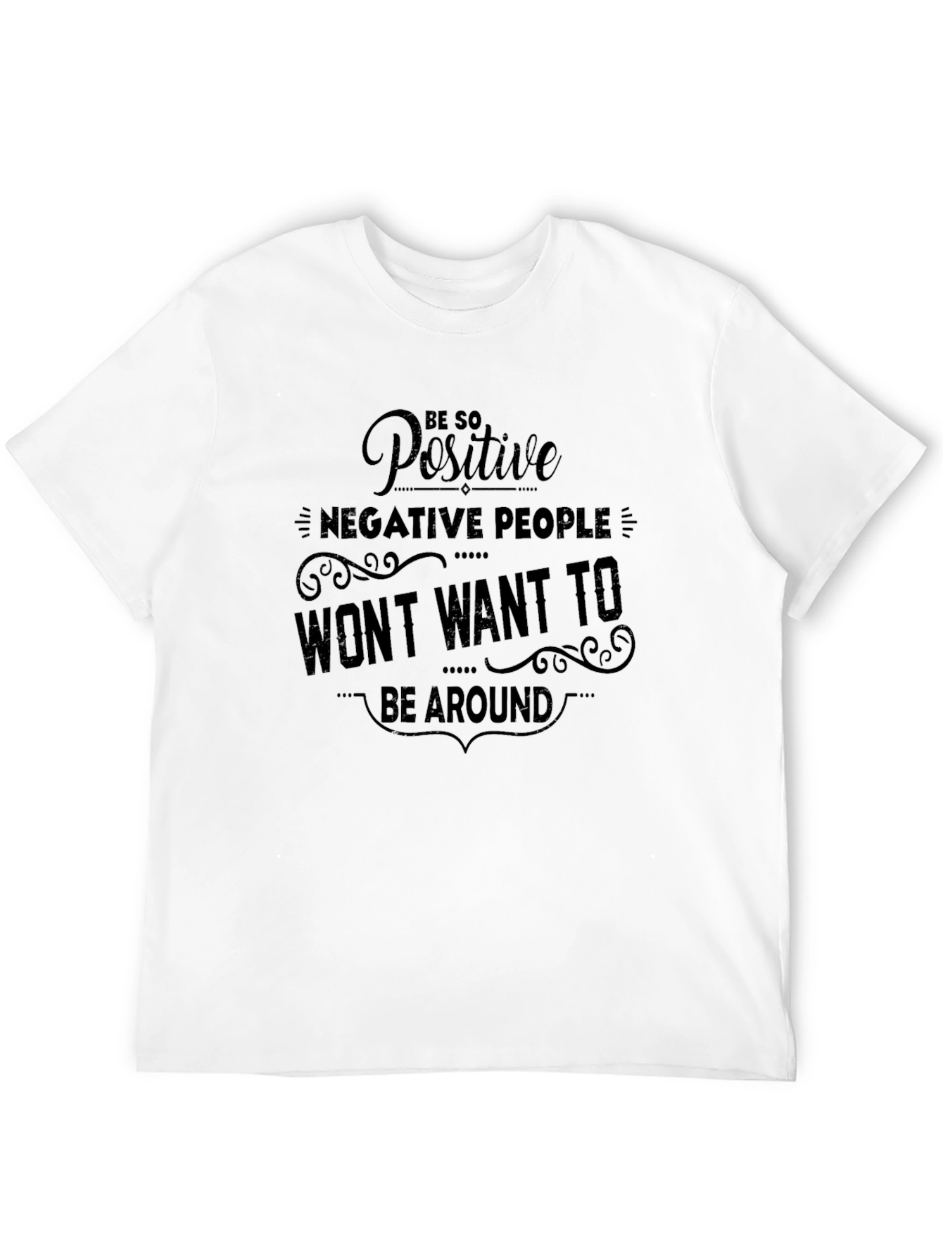 Positive Vibes T-Shirt - Motivational Graphic Tee