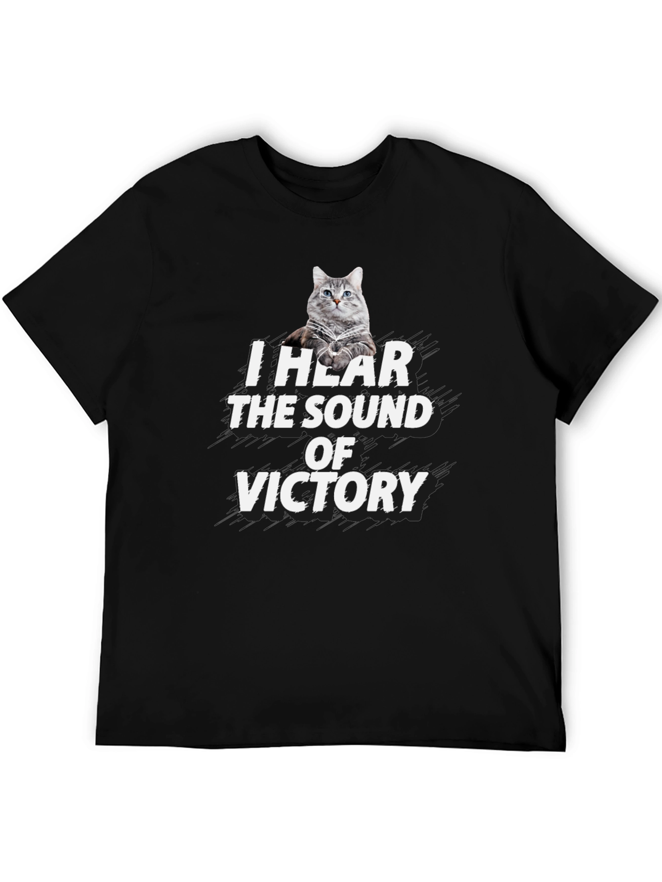 Victory Cat Graphic T-Shirt