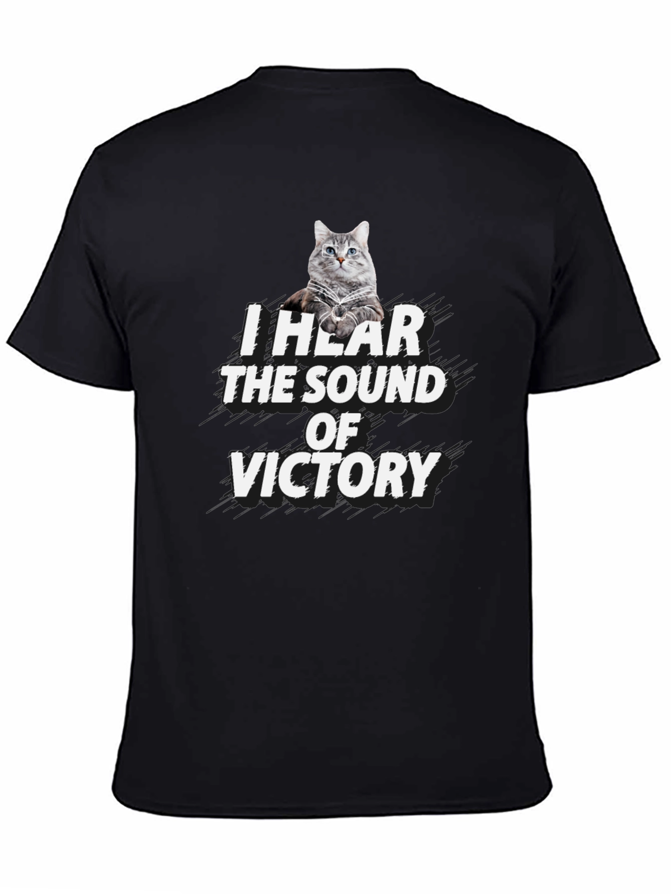 Victory Cat Graphic T-Shirt