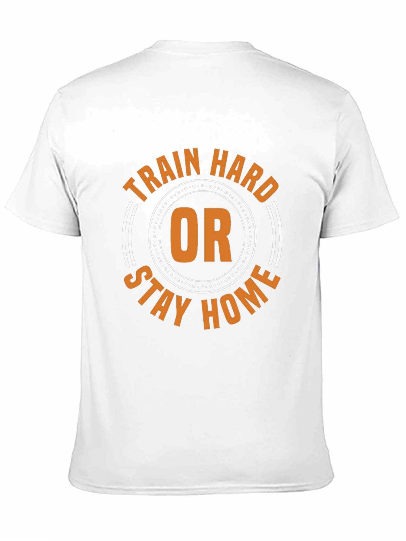 Train Hard or Stay Home Black Graphic Tee