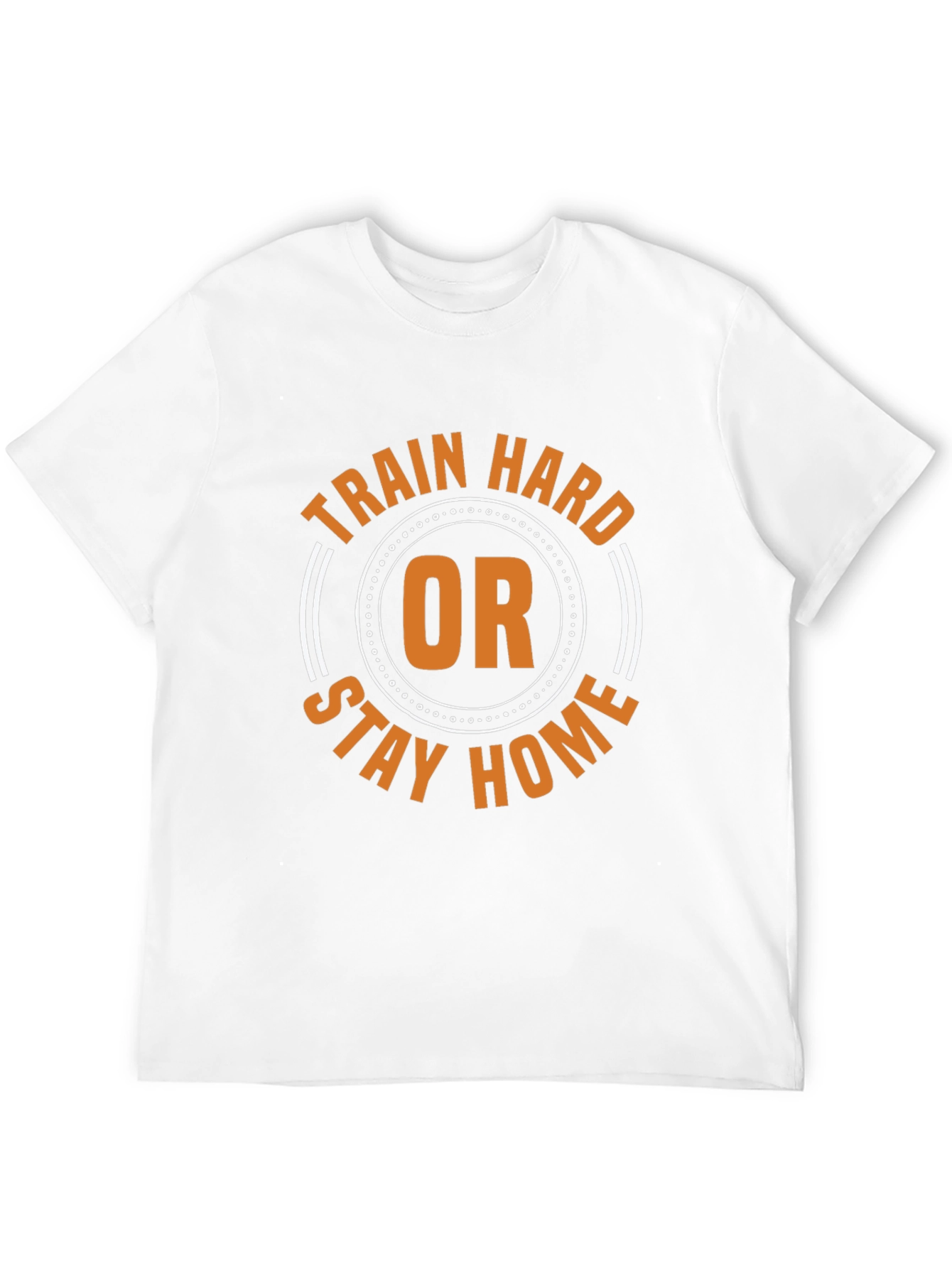 Train Hard or Stay Home Black Graphic Tee
