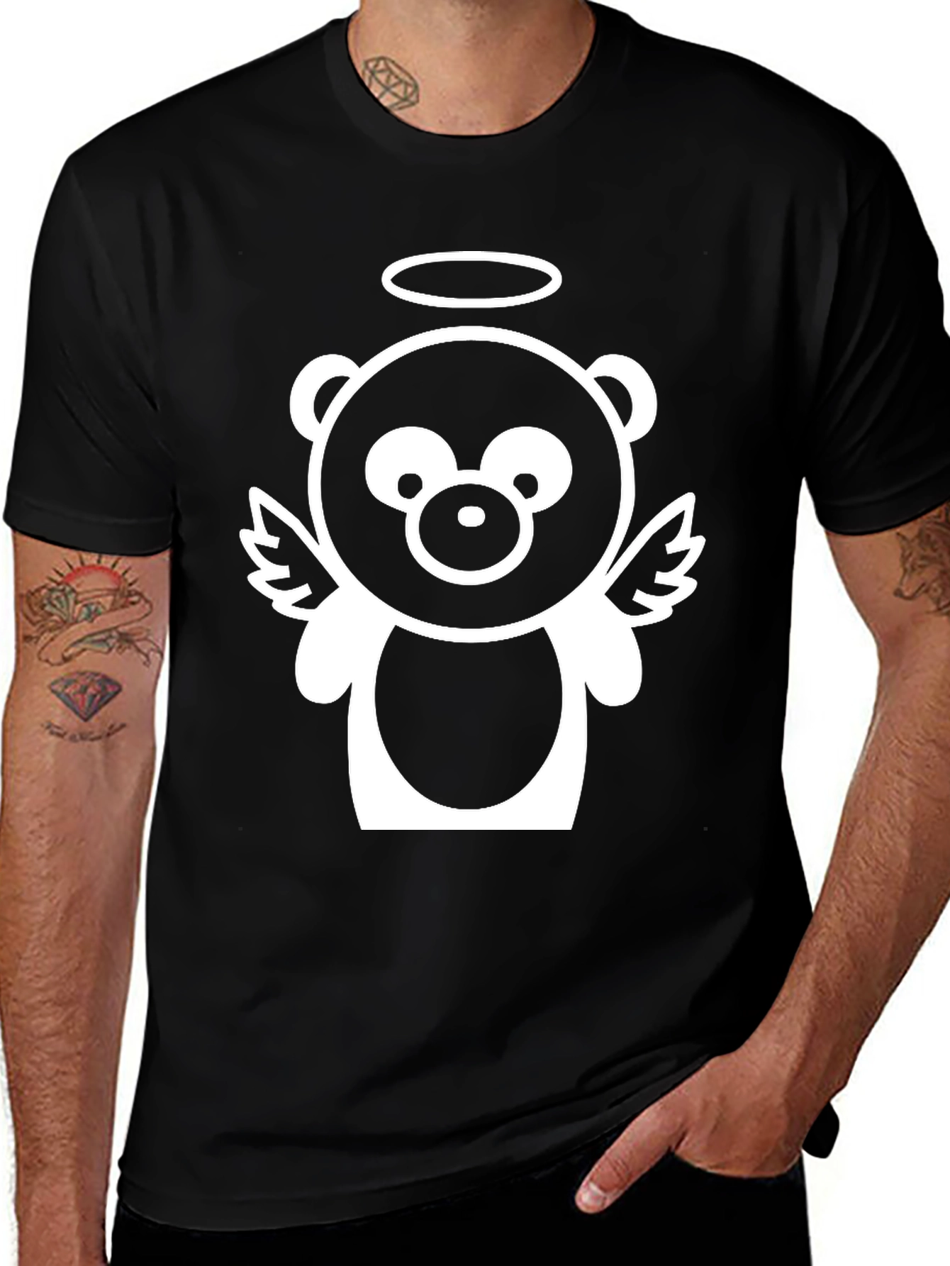 Angel Bear Graphic T-Shirt