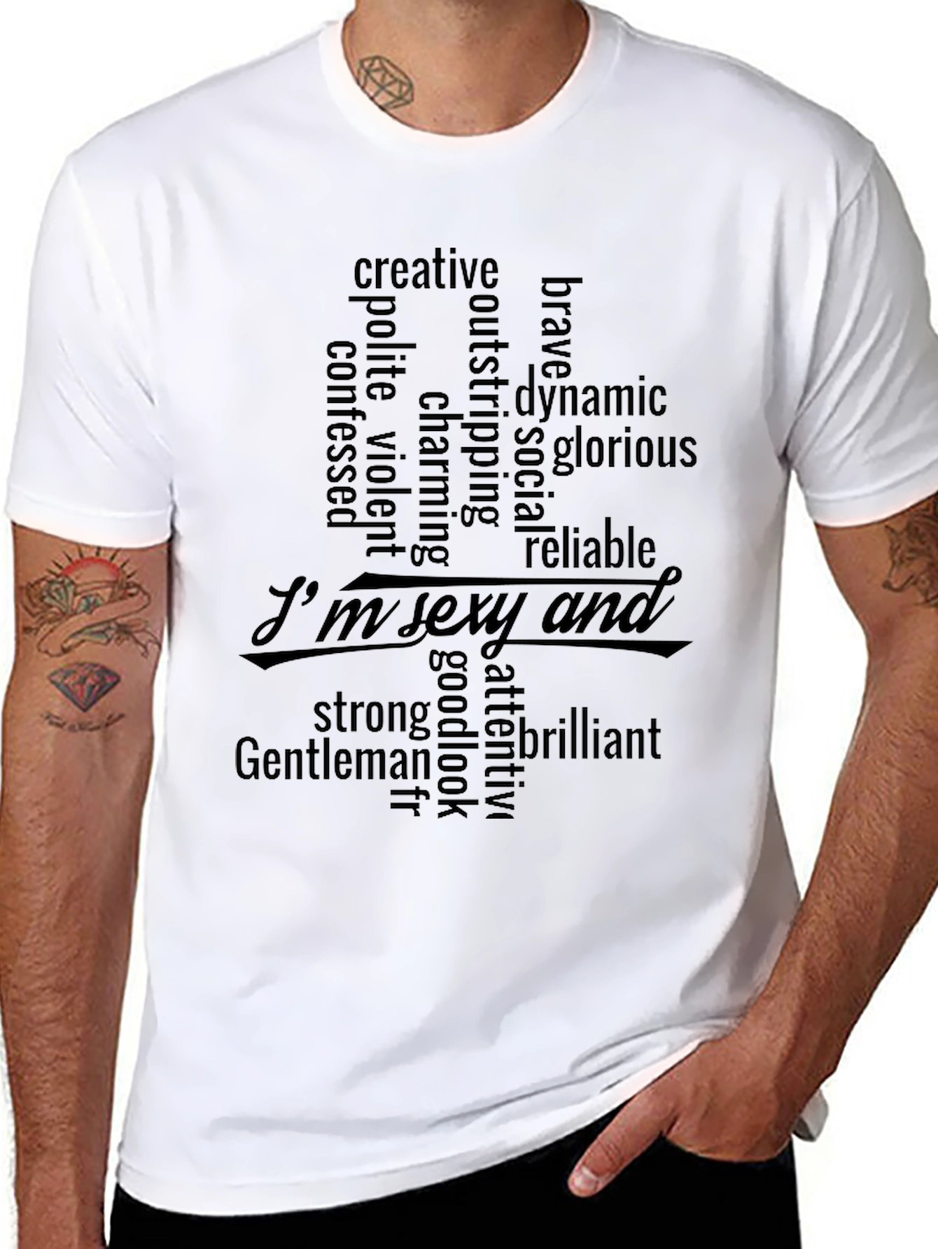 Sexy & Brilliant Mens Graphic T-Shirt