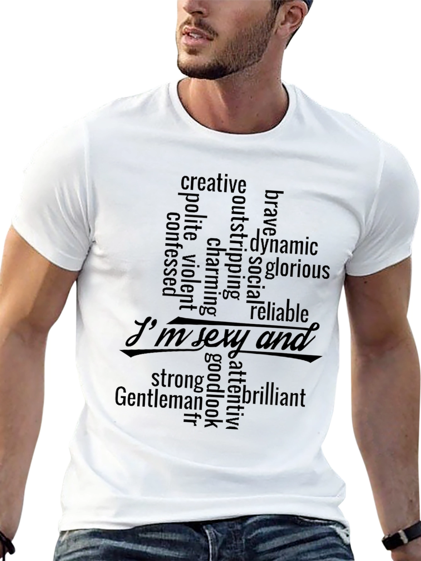 Sexy & Brilliant Mens Graphic T-Shirt