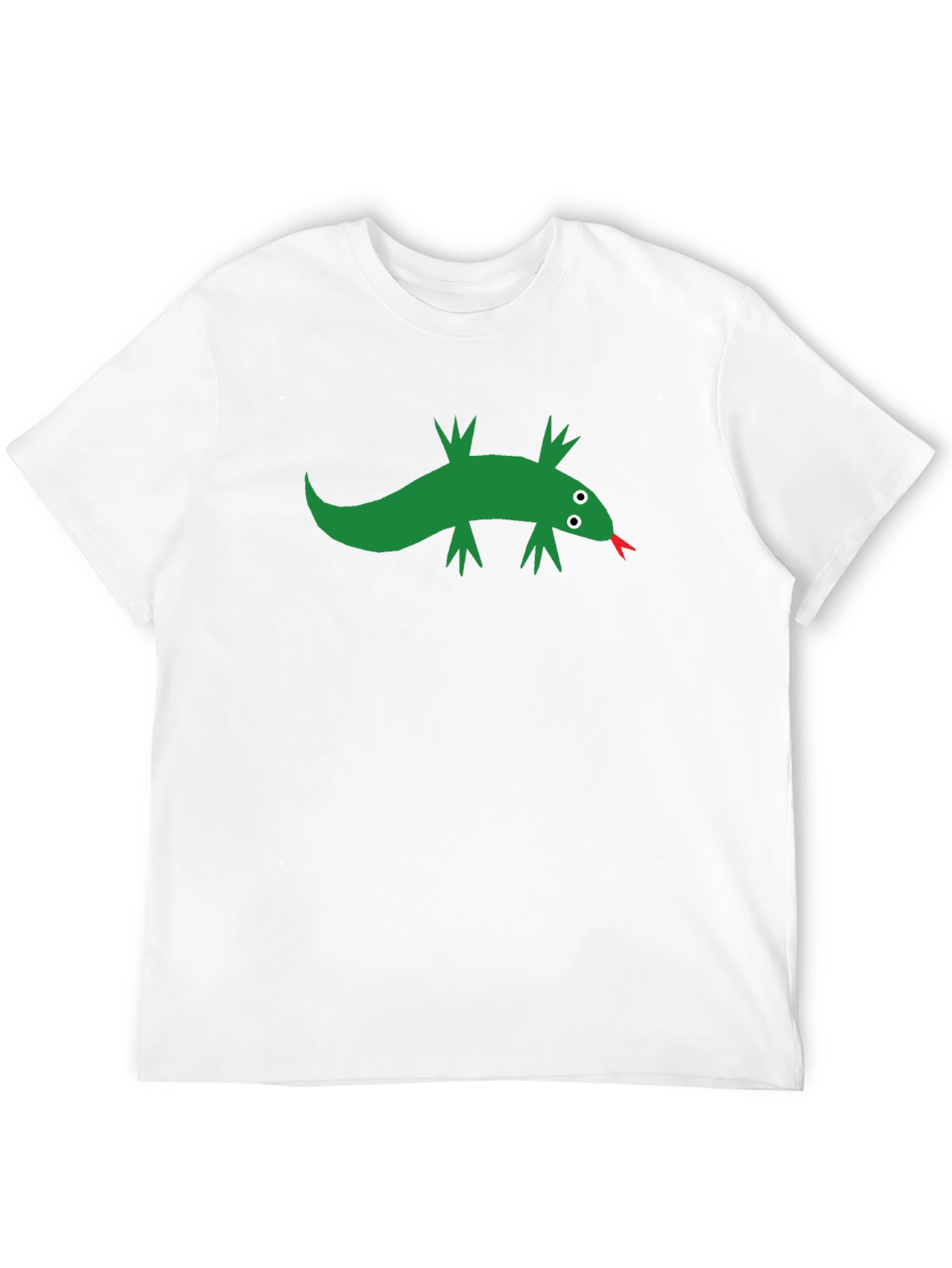 Cool Lizard Graphic Black T-Shirt