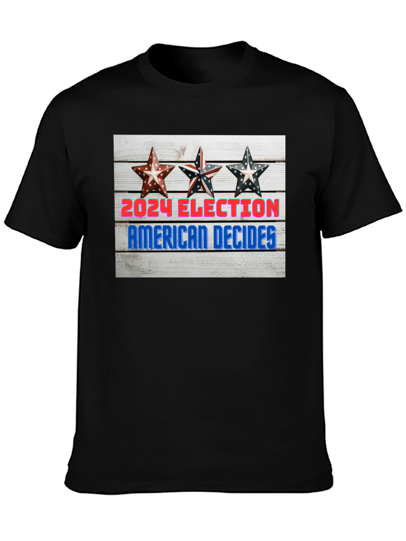 2024 Election American Decides Graphic T-Shirt