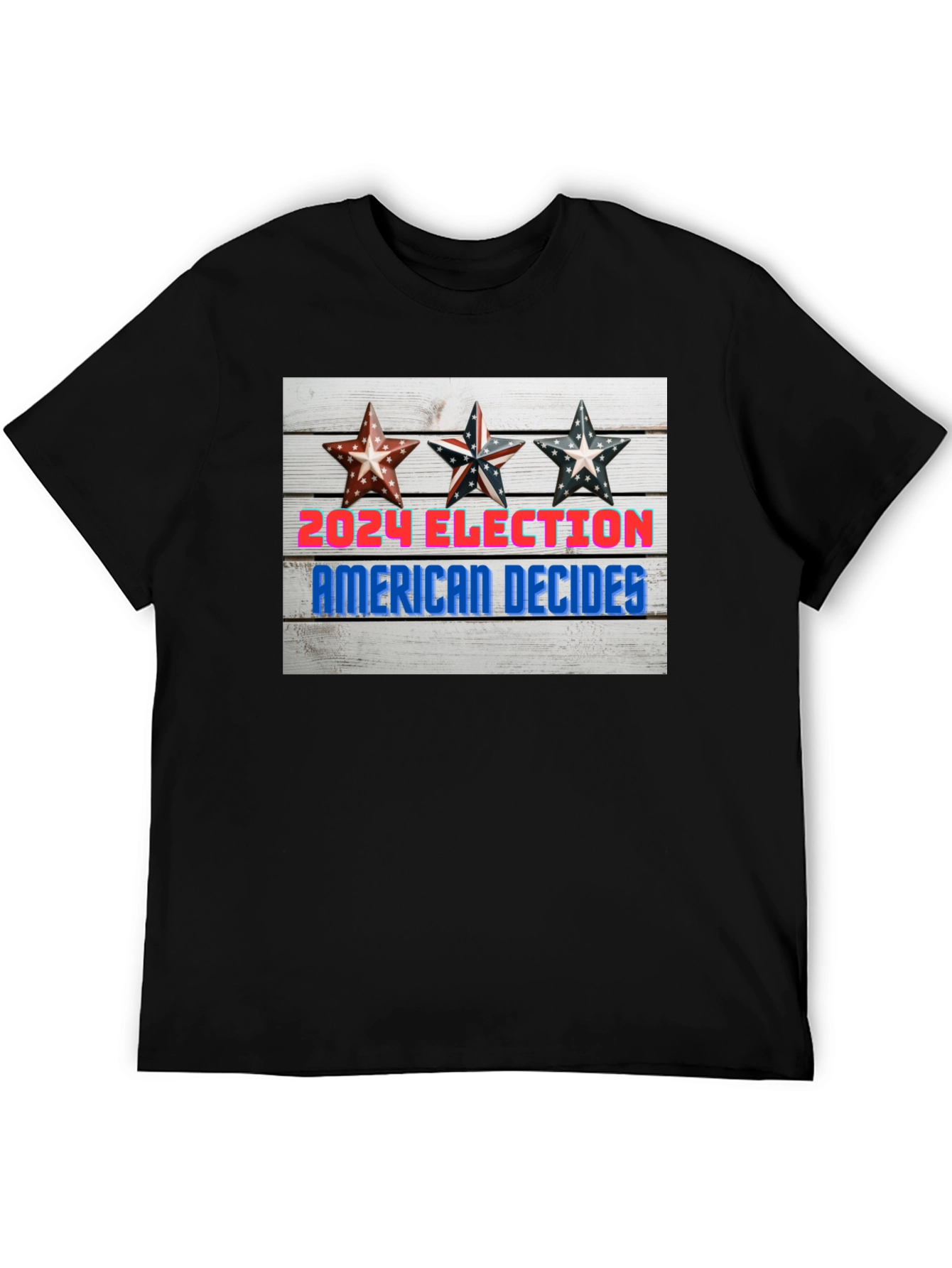 2024 Election American Decides Graphic T-Shirt