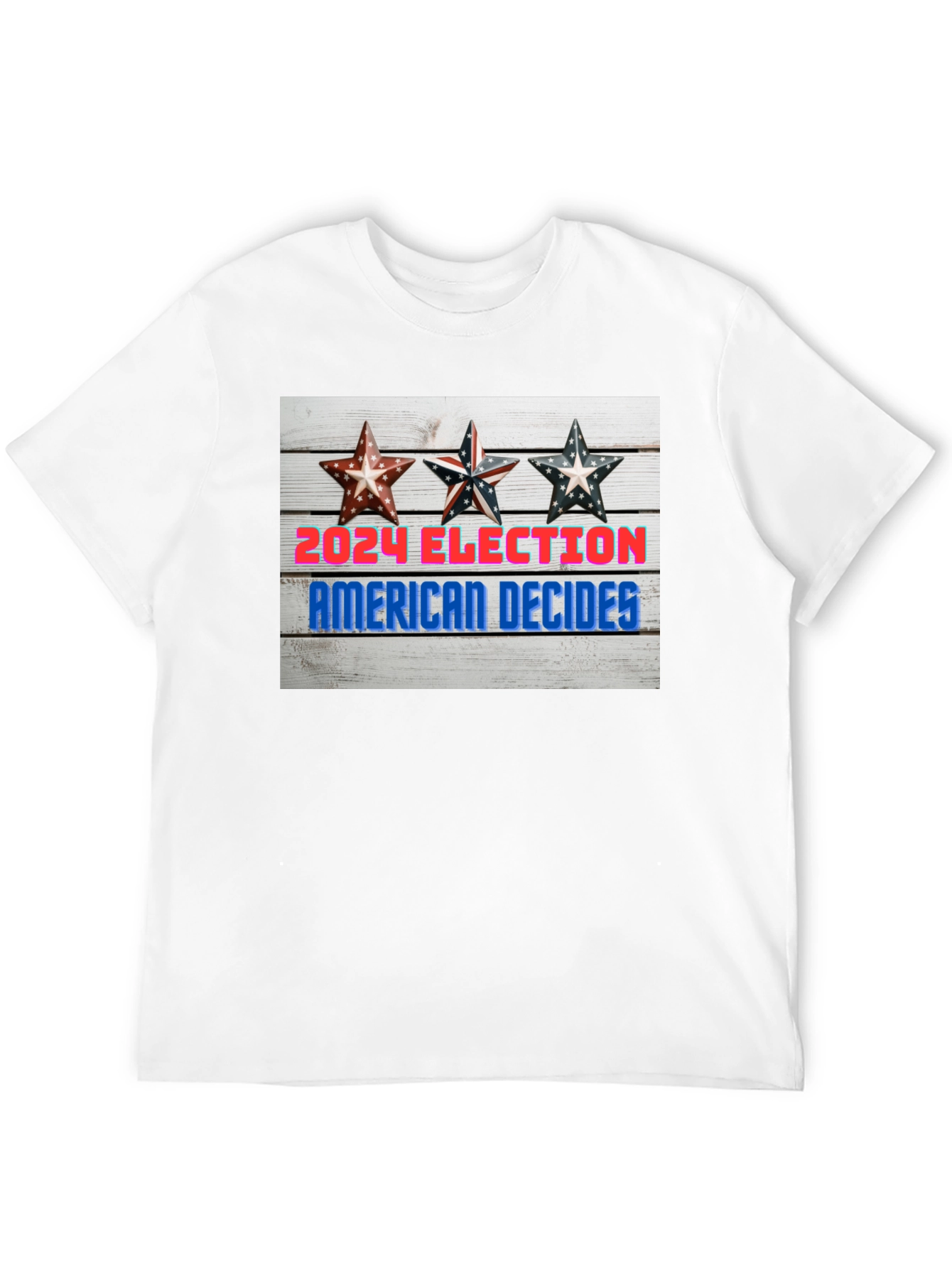 2024 Election American Decides Graphic T-Shirt