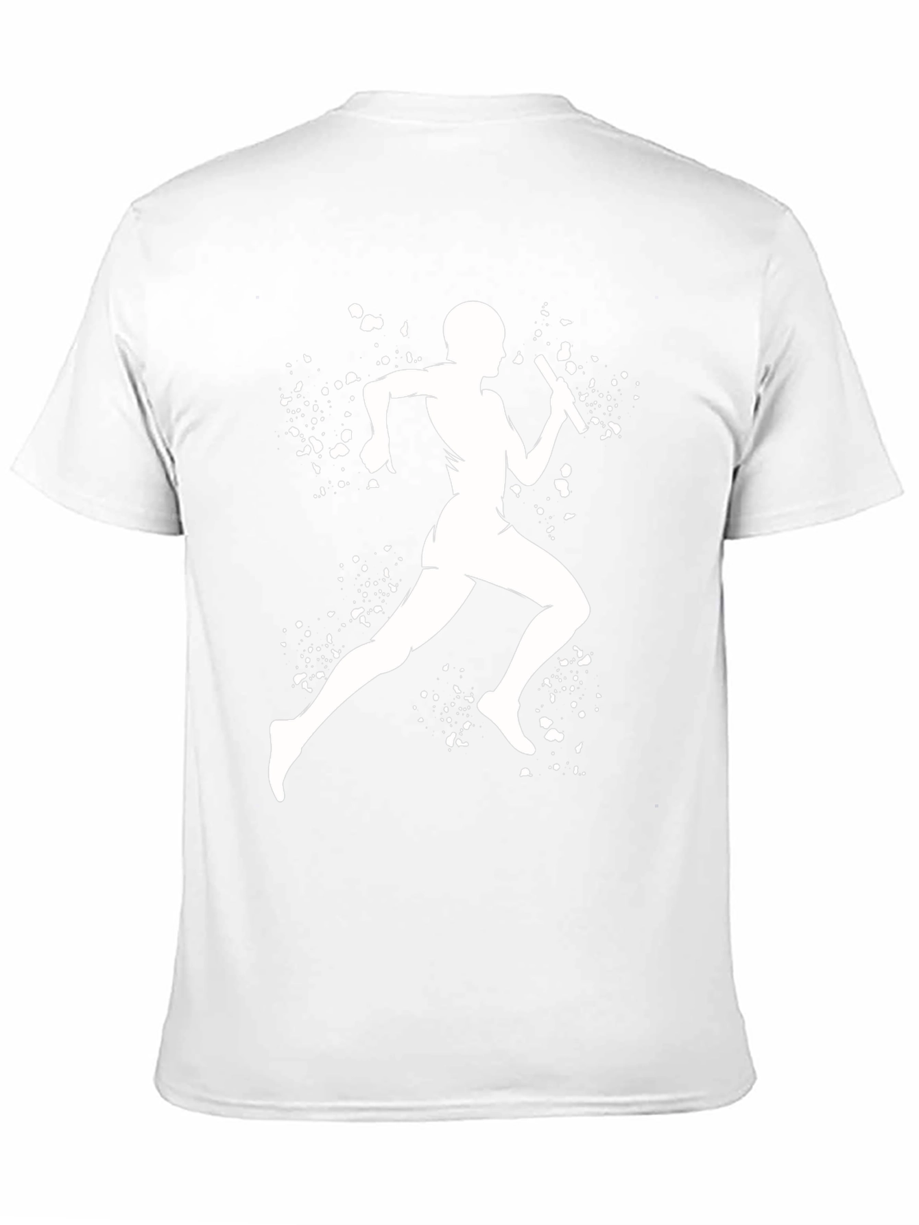 Runner Silhouette Graphic Tee - Black Cotton Blend