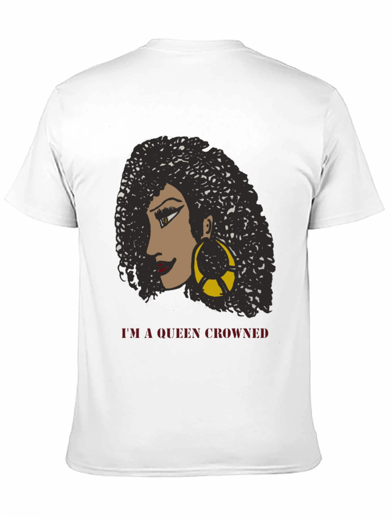 Queen Crowned T-Shirt - Black Graphic Tee