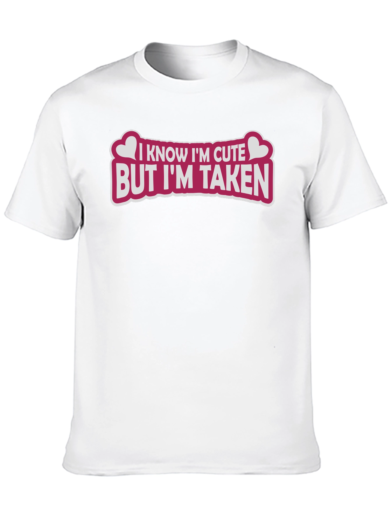 Cute But Taken Graphic Tee - Black T-Shirt