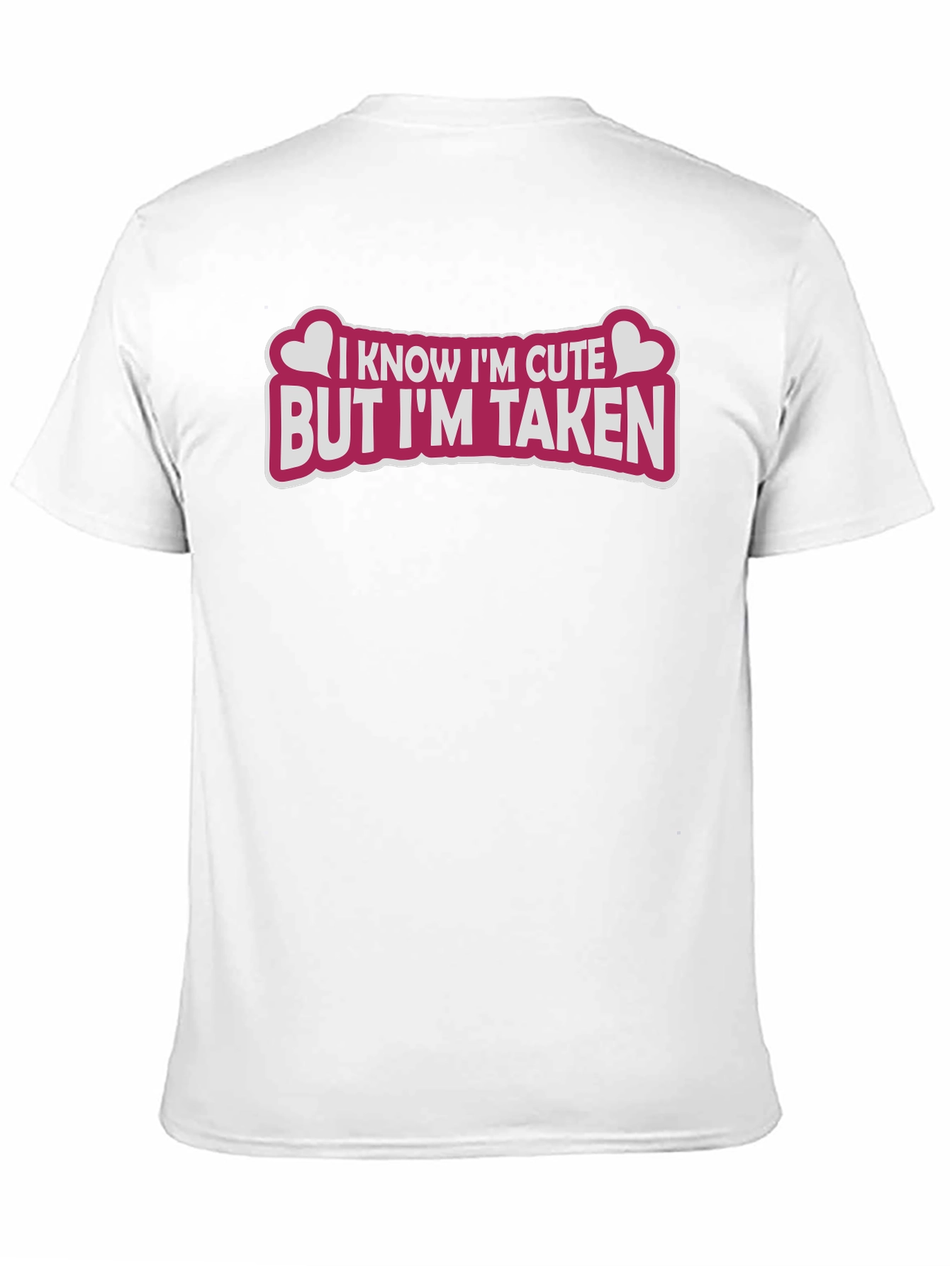 Cute But Taken Graphic Tee - Black T-Shirt