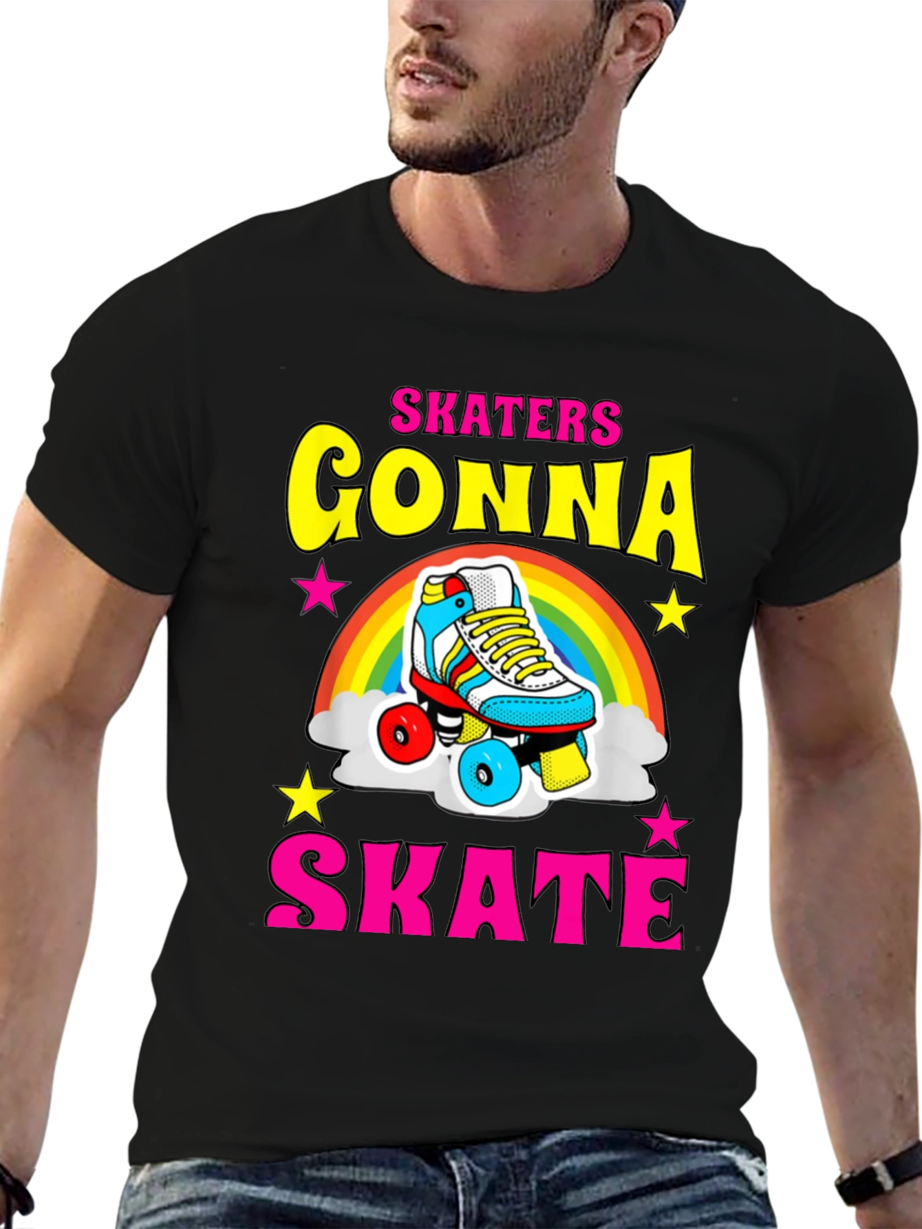 Skaters Gonna Skate Retro T-Shirt