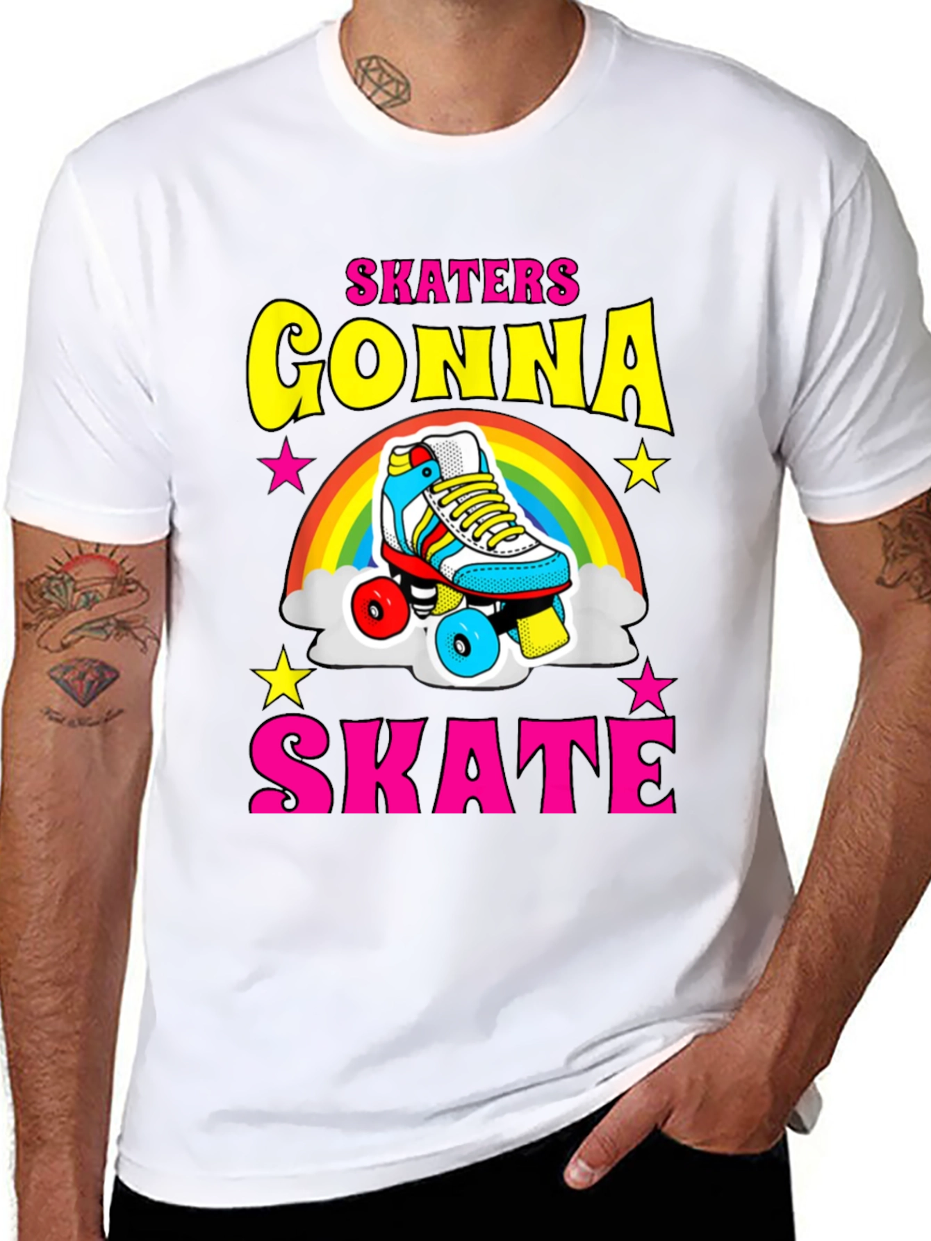 Skaters Gonna Skate Retro T-Shirt