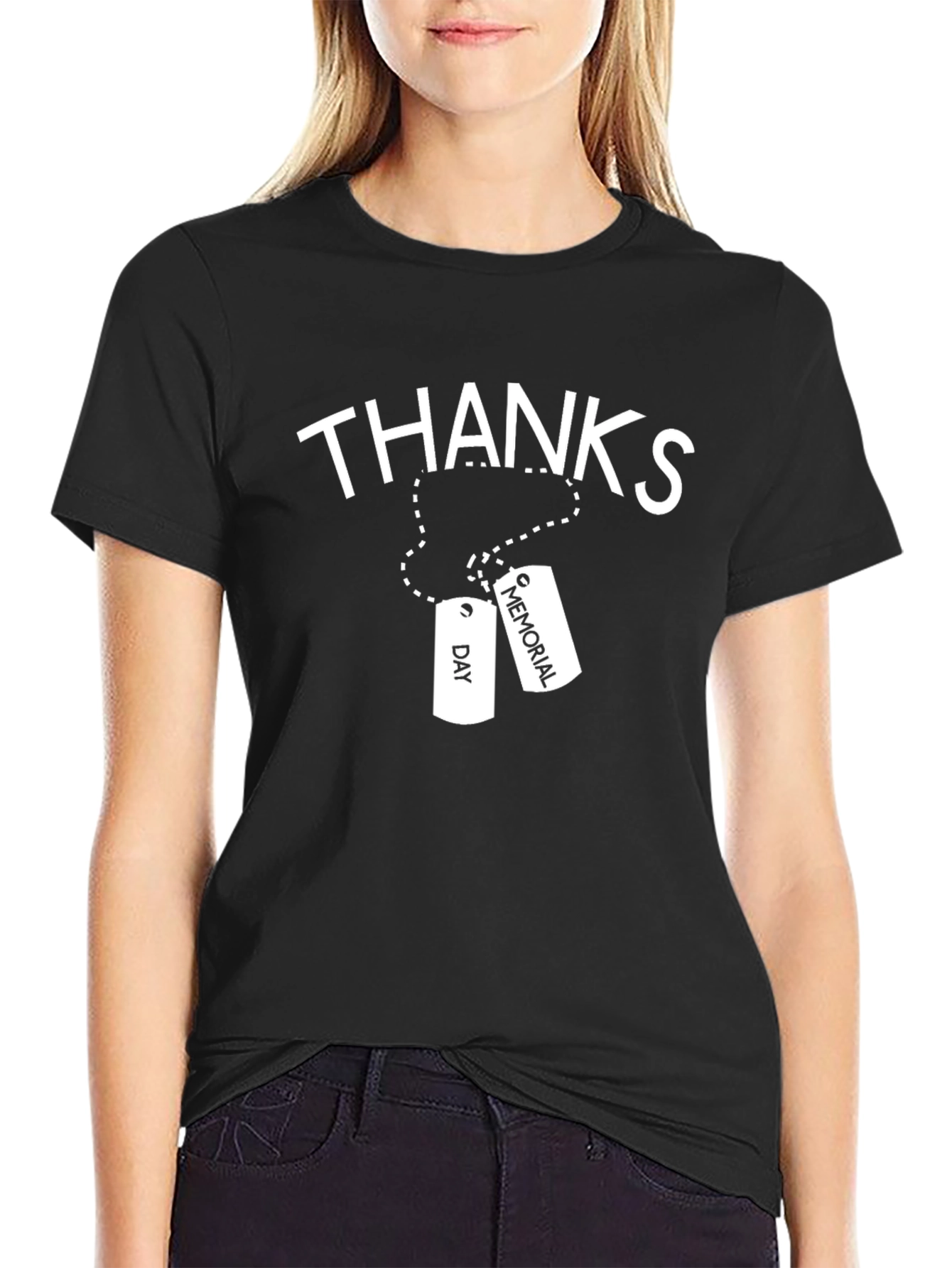 Thanks Memorial Day Graphic T-Shirt