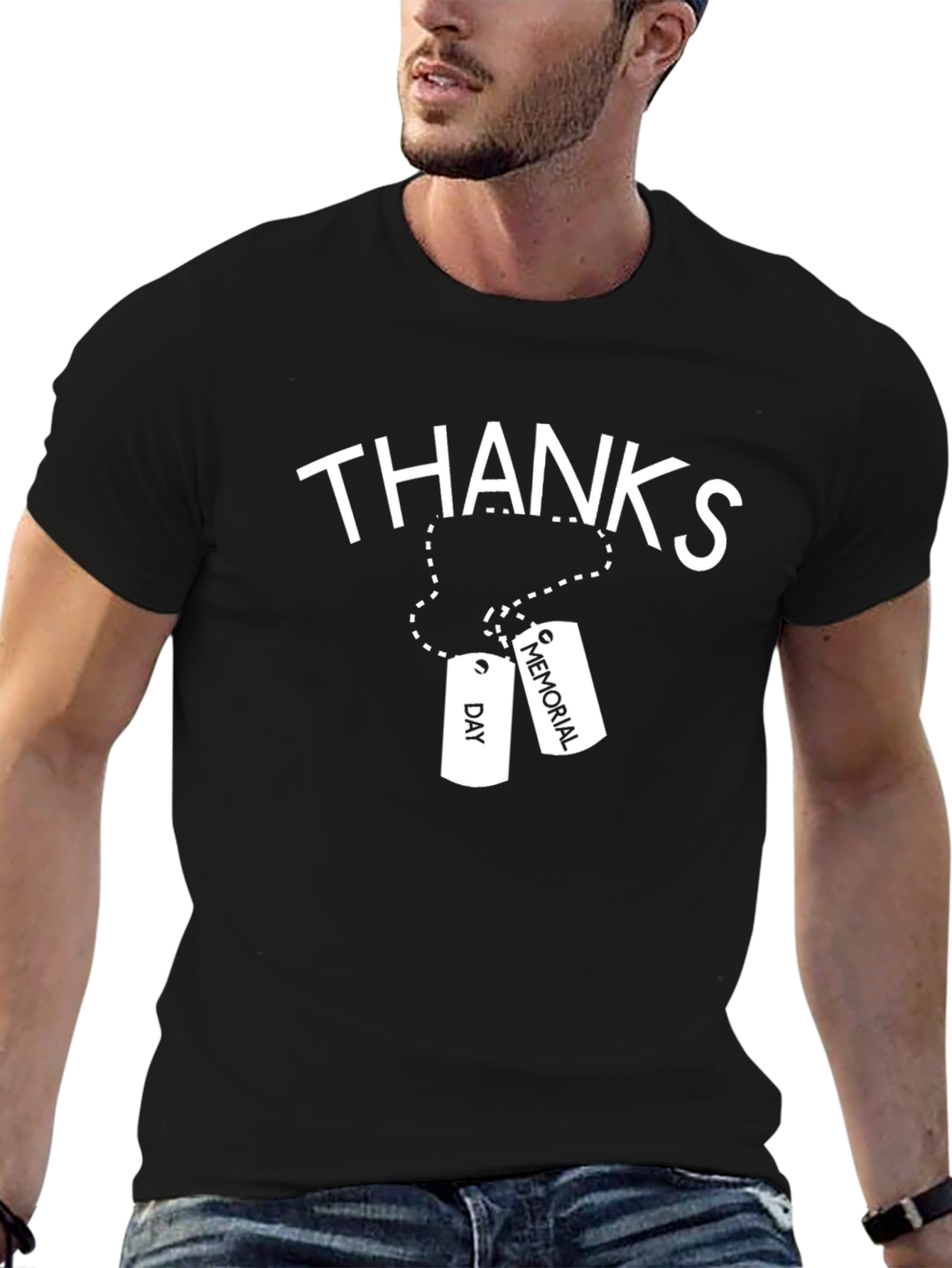 Thanks Memorial Day Graphic T-Shirt